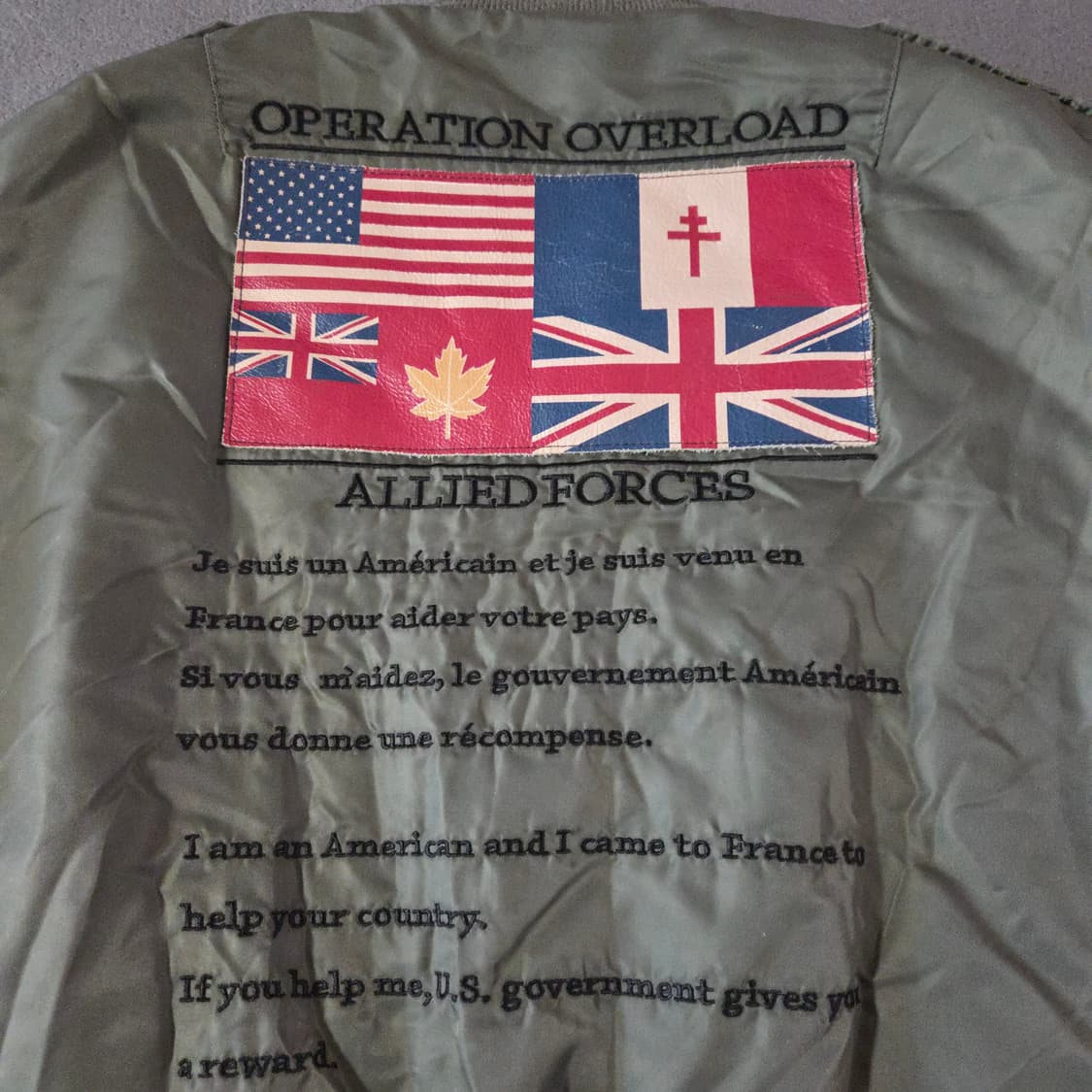 엑스톤즈 테니어 ma-1 플라이트 봄버 자켓 L 상품이미지3