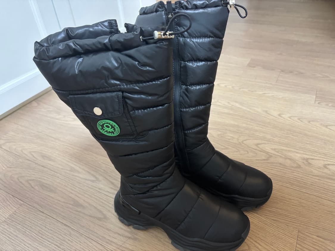새것 베네통 패딩 롱부츠 235 방한부츠 기모부츠 골프부츠 상품이미지2
