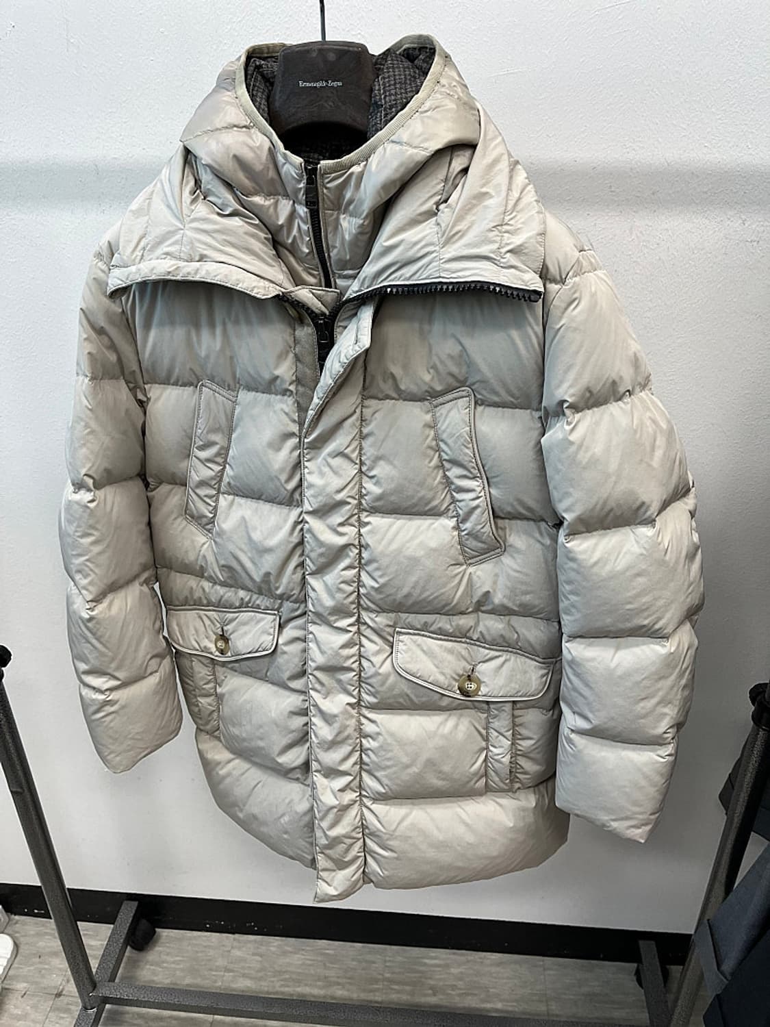 100) 헨리코튼 구스 하프다운 상품이미지1