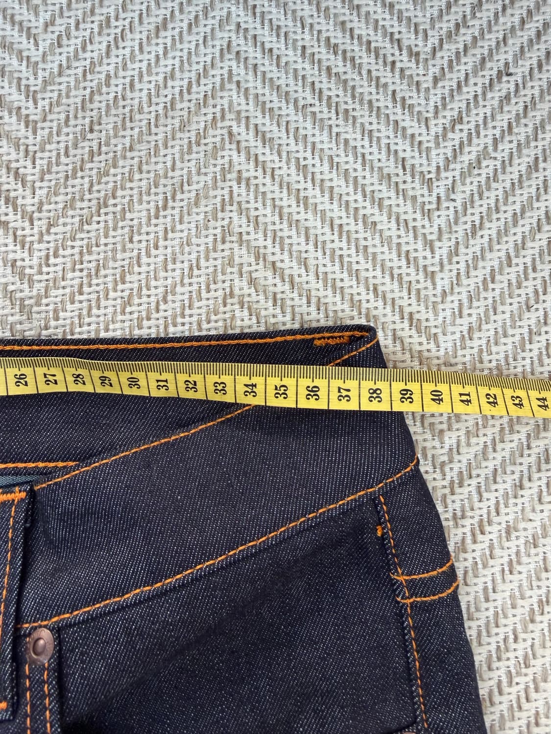 정품) 누디진 새제품급 딥블루 데님 청바지 30 상품이미지8