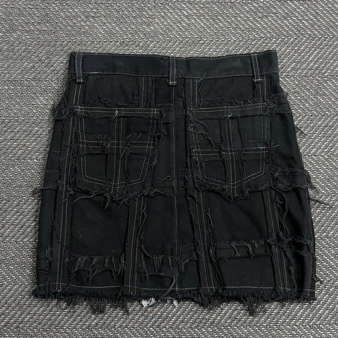 데님커스텀 미니스커트 V0575 상품이미지2