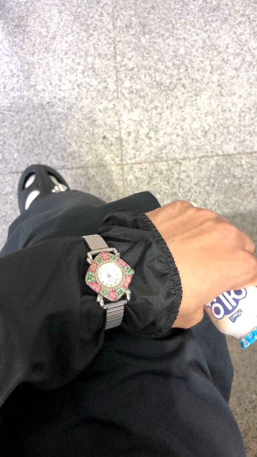 빈티지 틱톡 꽃시계 상품이미지1