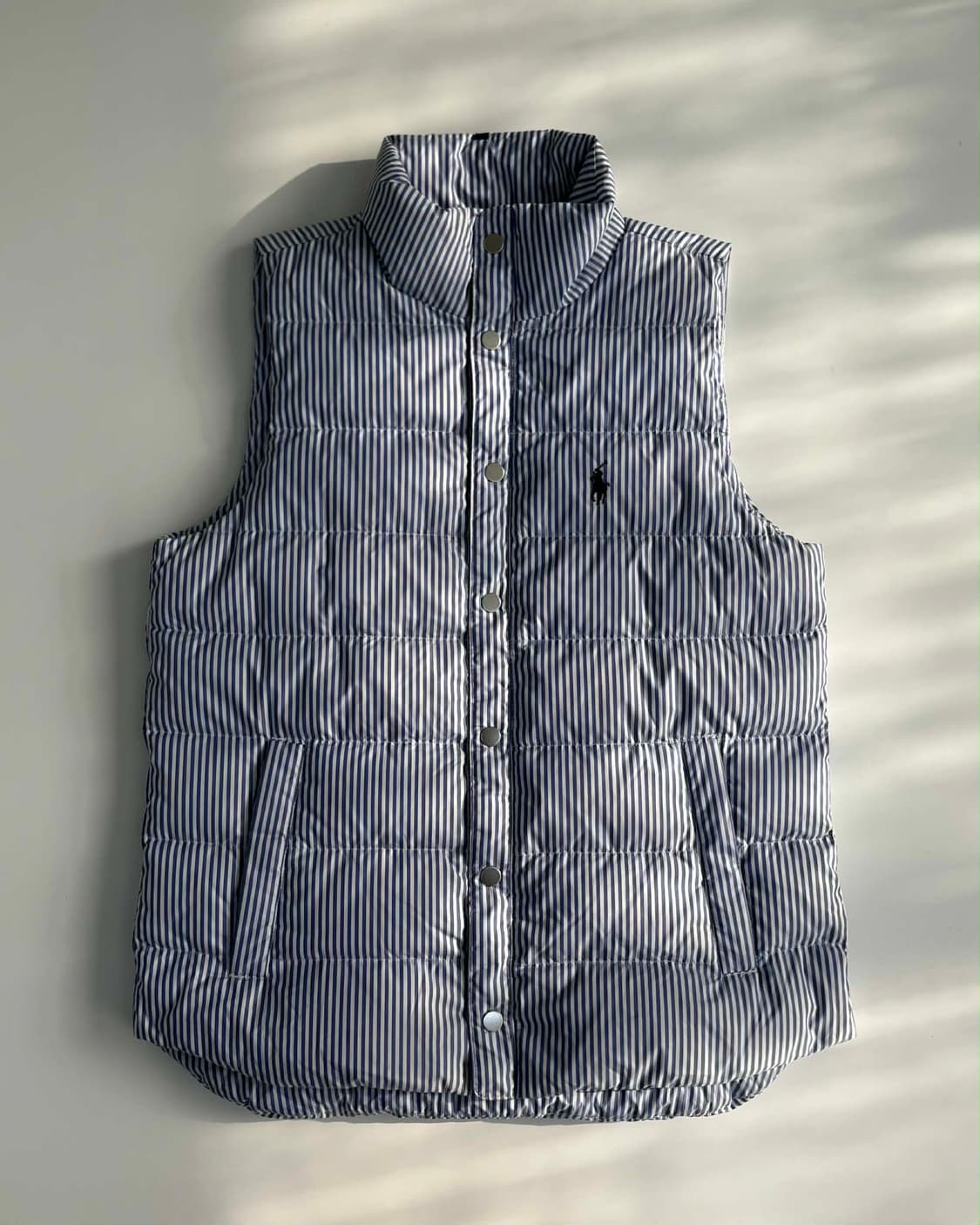 [XS] 폴로 랄프로렌 스트라이프 패딩 베스트 상품이미지1
