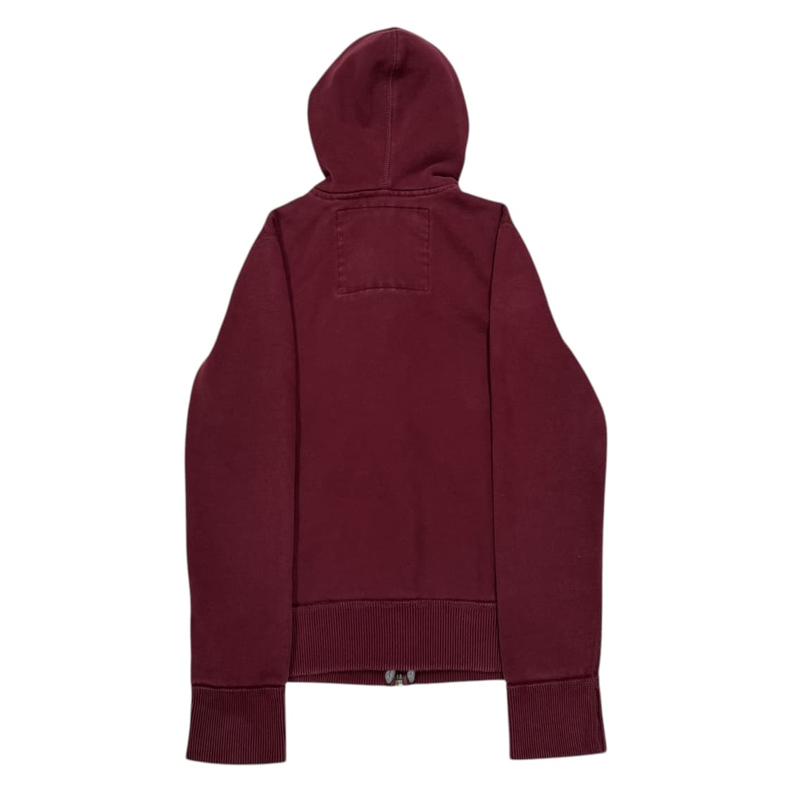 아베크롬비 빈티지 버건디 레드 마룬 18 Y2K 기모 후드집업 자켓 S 상품이미지3