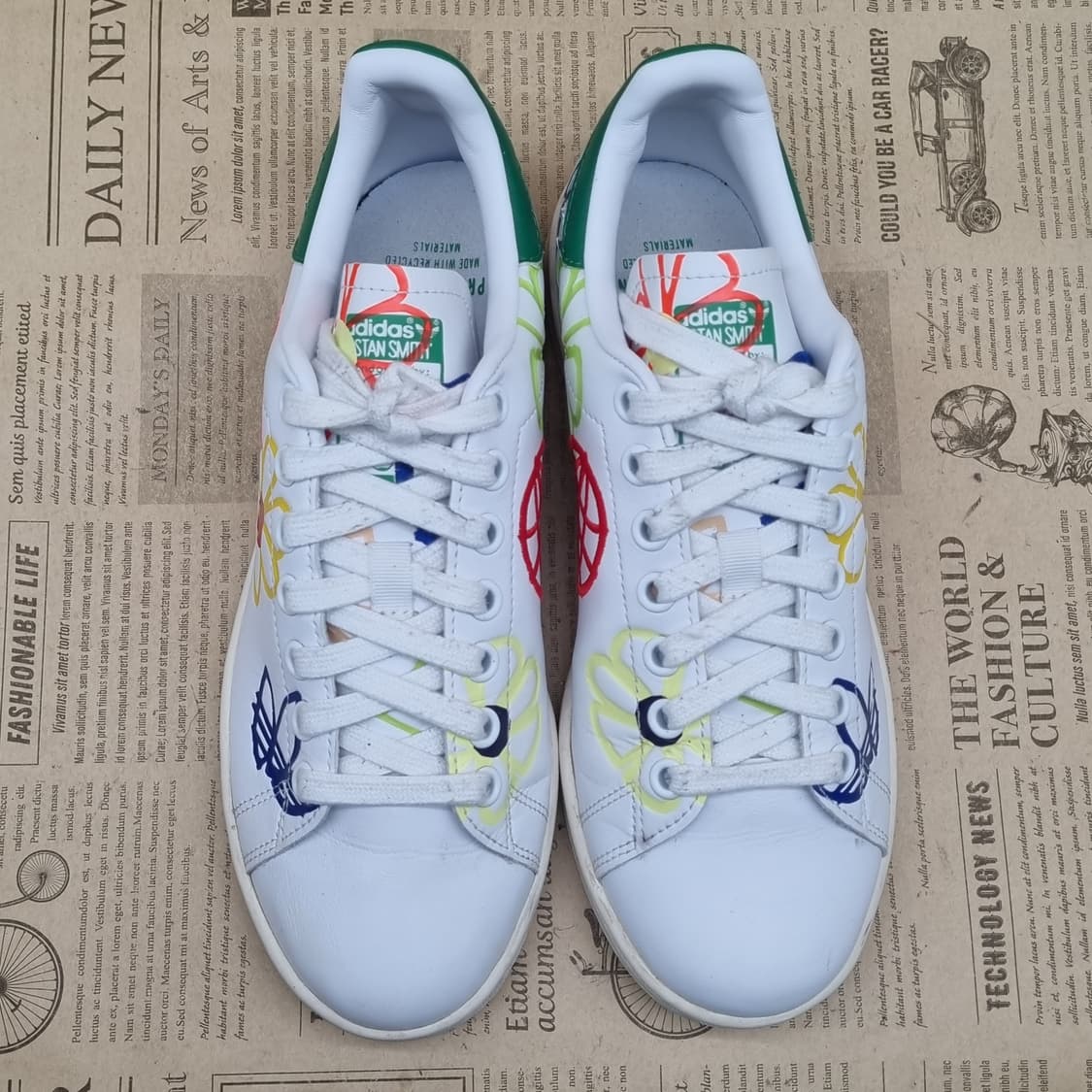 아디다스 스탠스미스 낙서 여성스니커즈235 상품이미지2