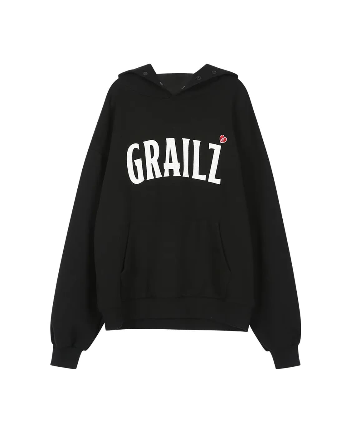 그레일즈 블랙 후드티 상품이미지1