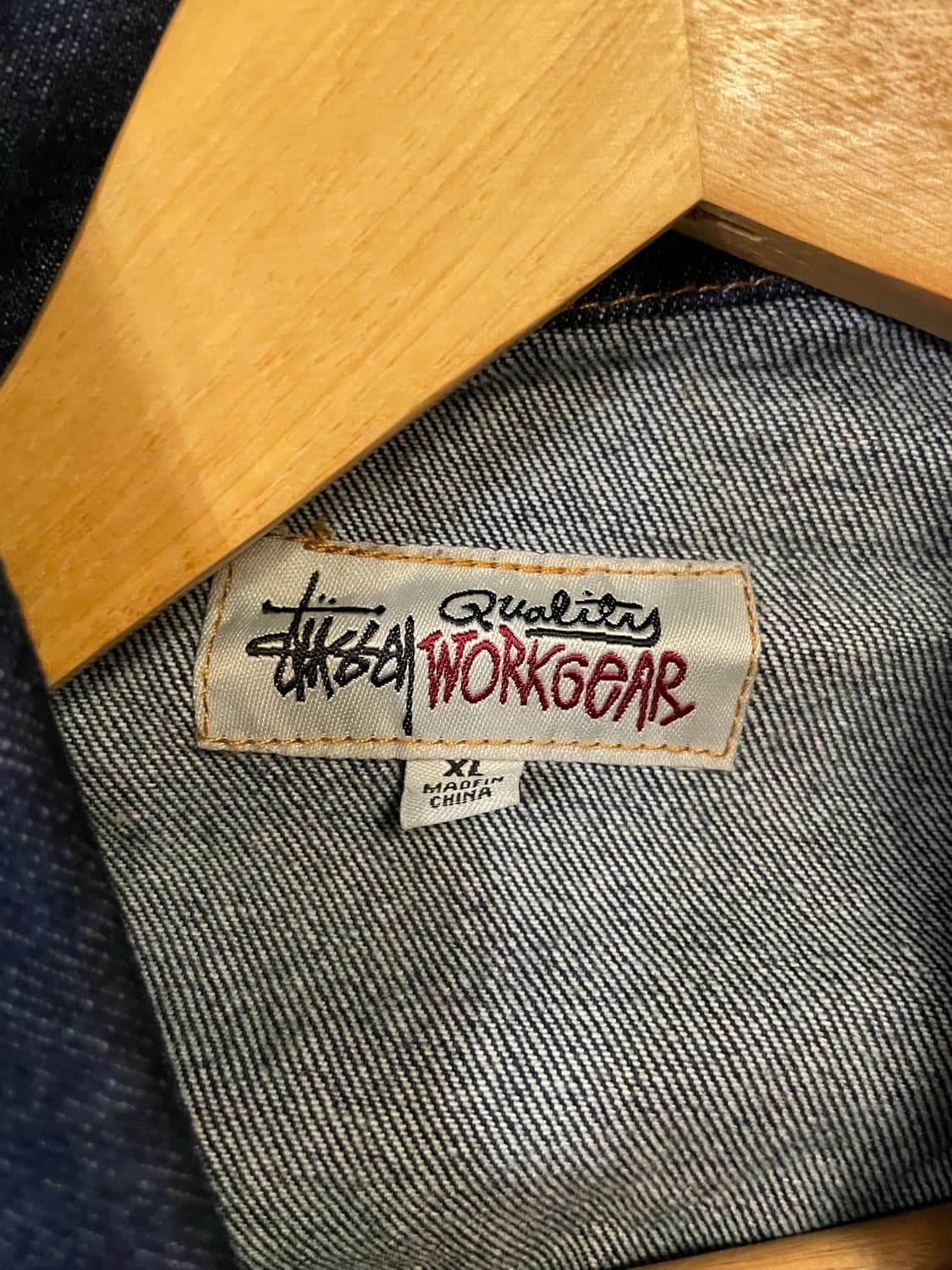 스투시 집 워크 자켓 시티 링크 데님 원 워시 상품이미지7