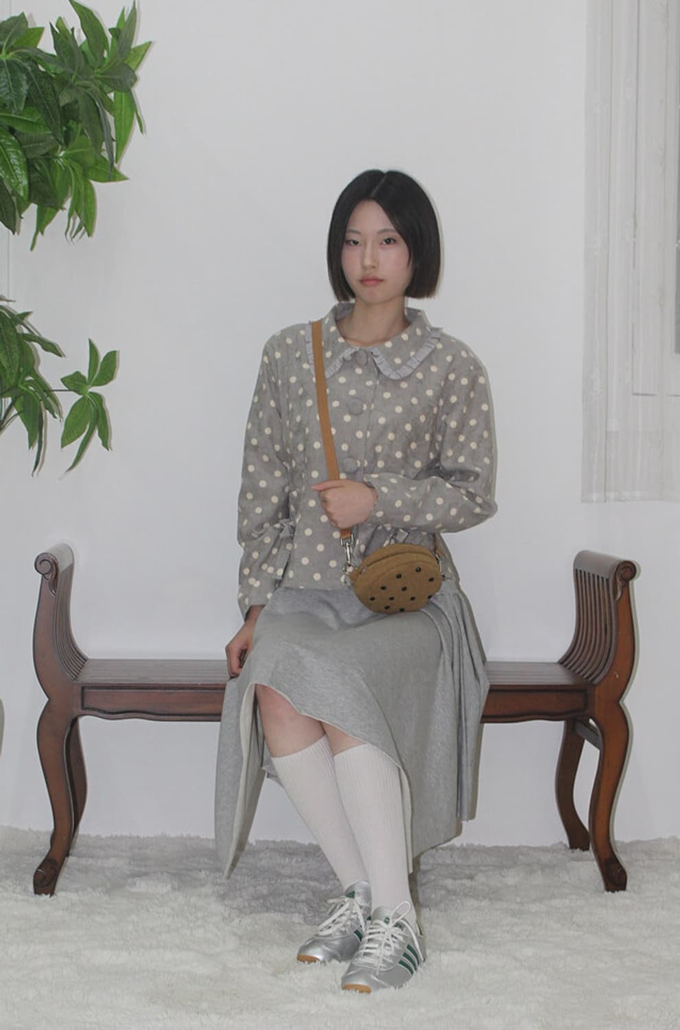 Dot Corduroy Coat 상품이미지2