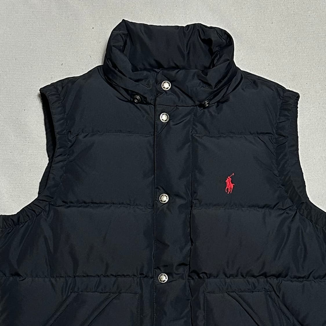 L 폴로랄프로렌 블랙 덕다운 베스트 상품이미지1