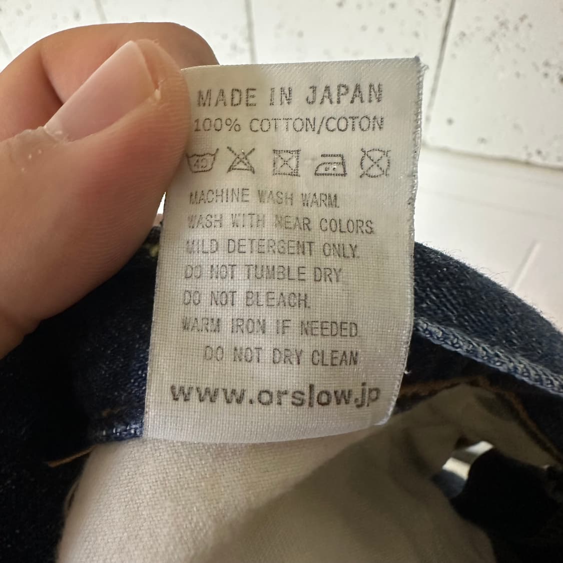 S 오어슬로우 105 데님 상품이미지7