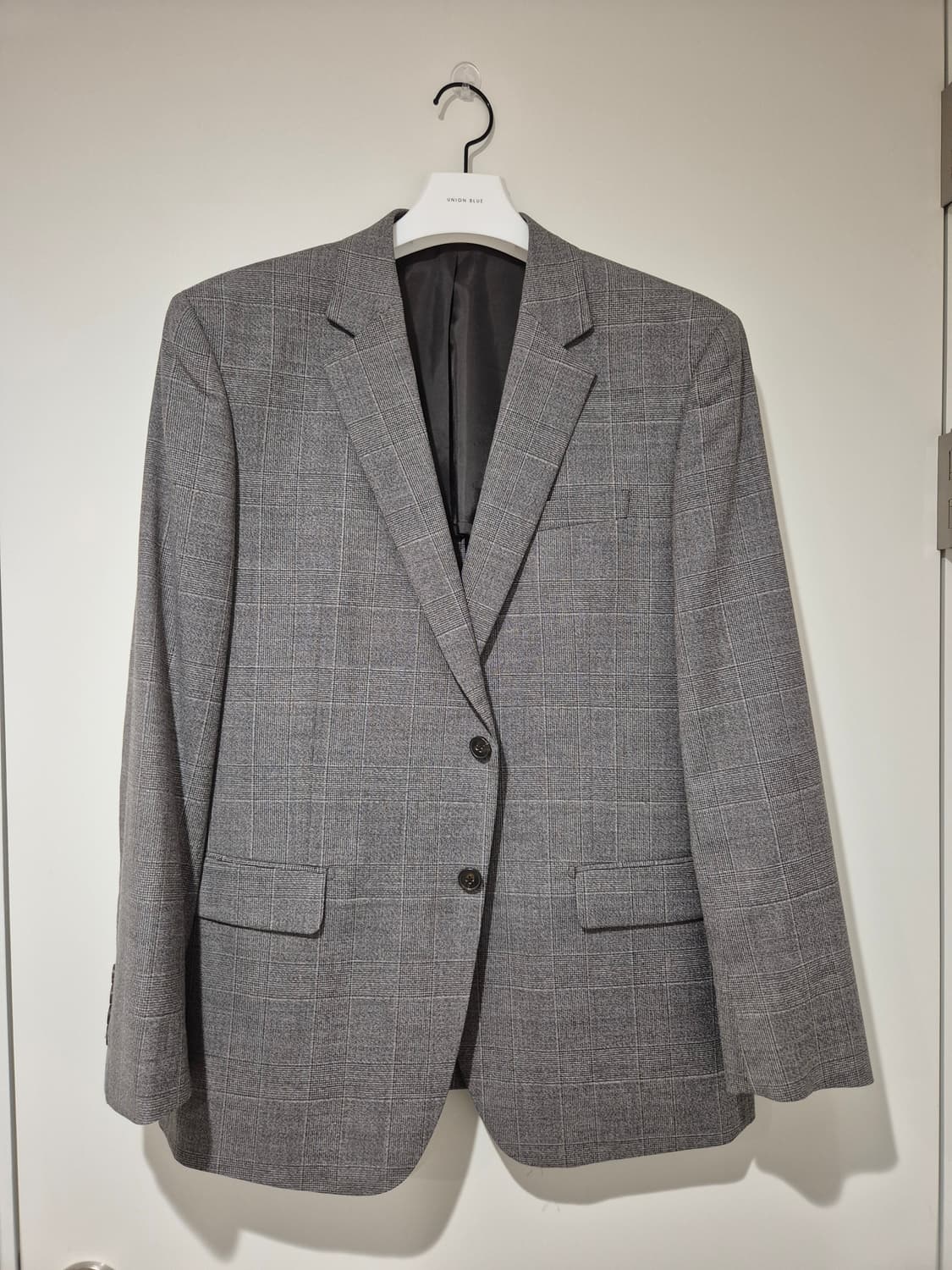 [ANDZ] 블레이저 라이트그레이 체크 상품이미지1