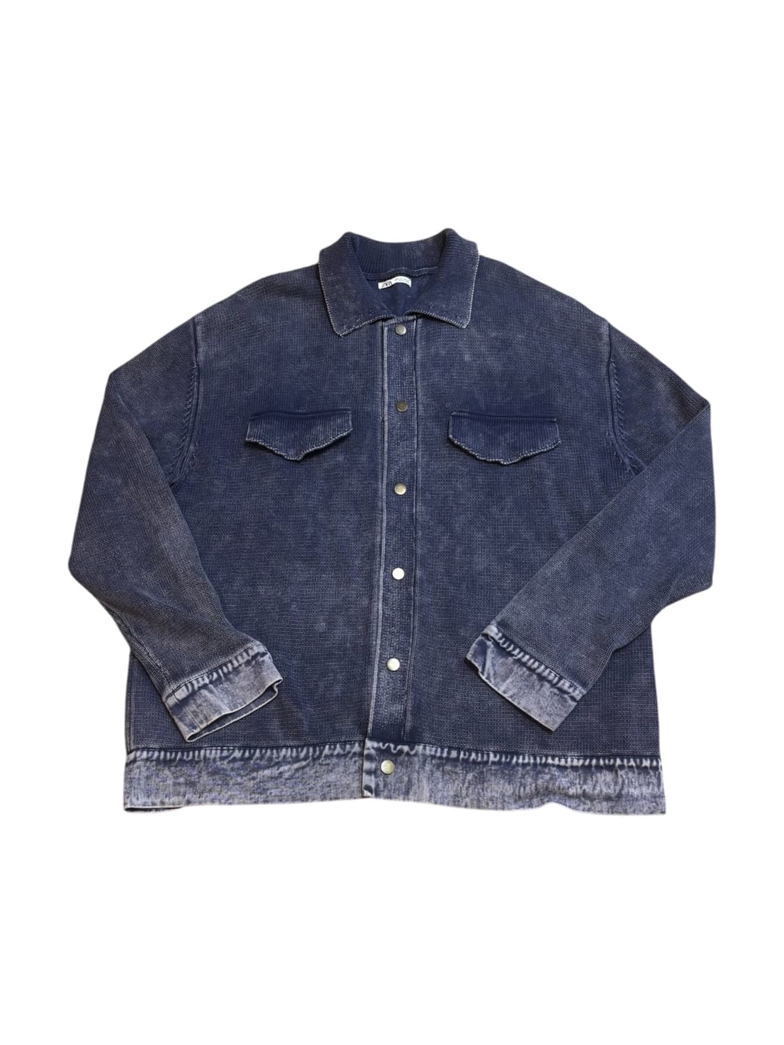 자라 니트 데님 자켓 상품이미지1