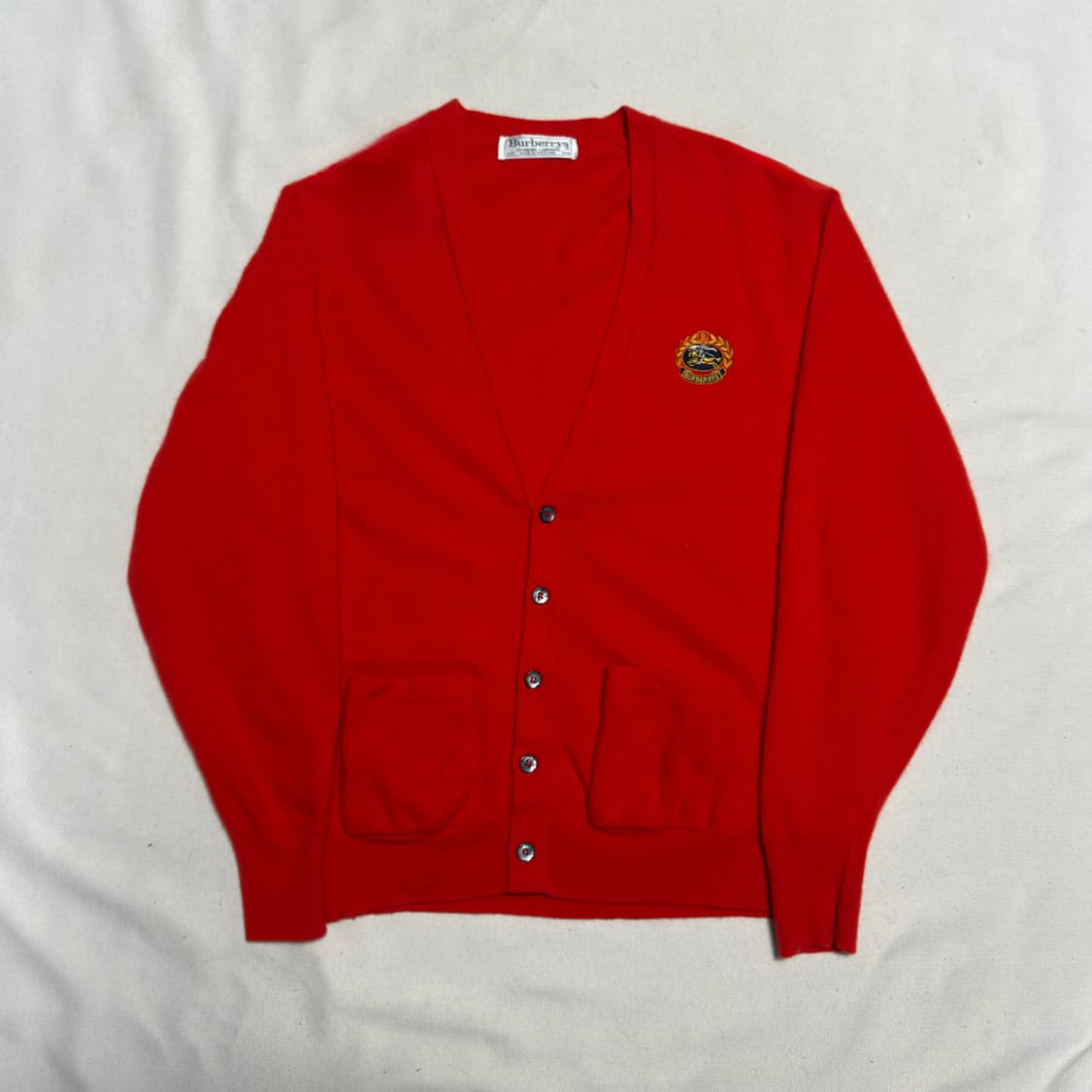 44 버버리 크레프트 로고 울 가디건 상품이미지2