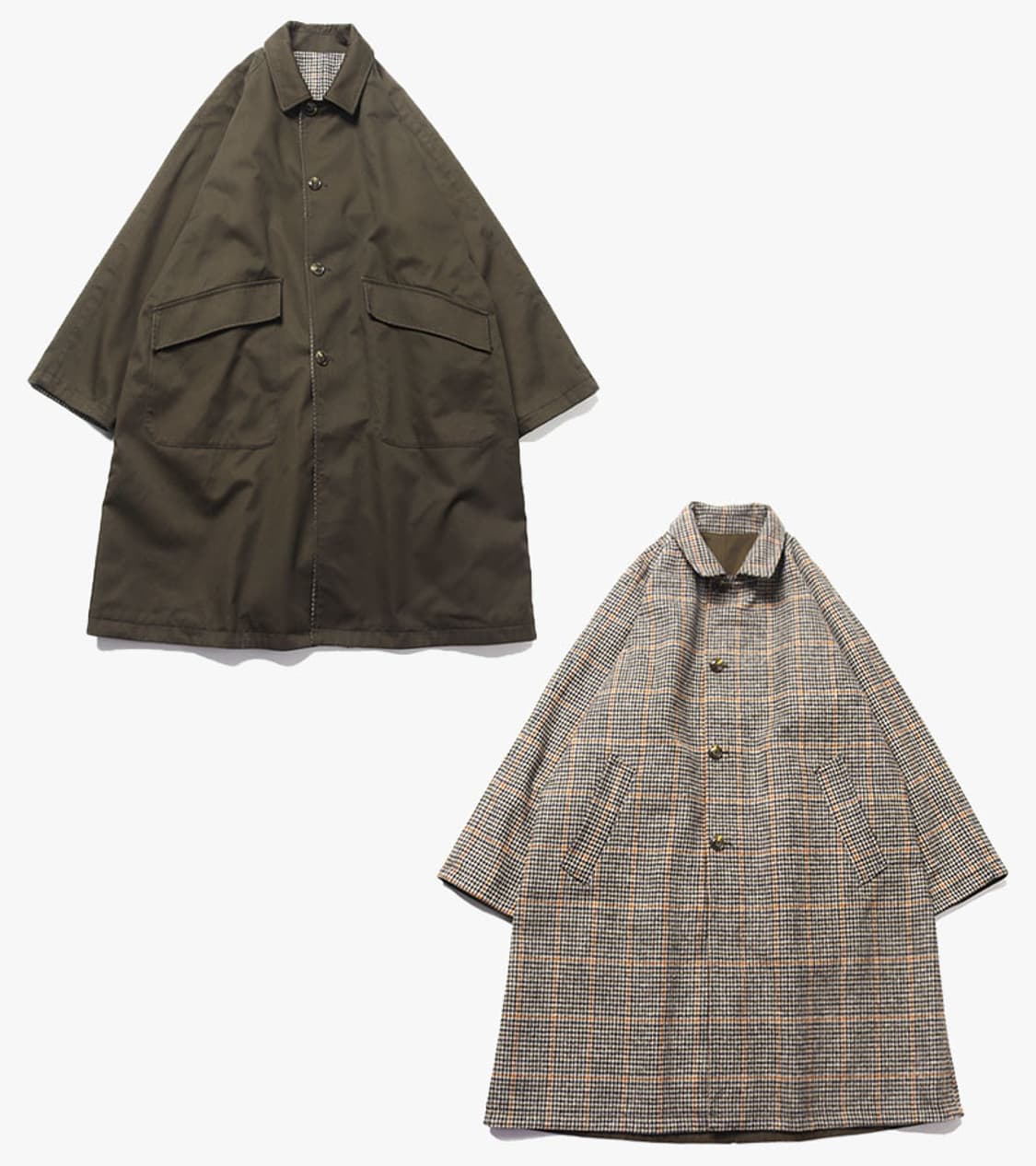 BEAMS HEART - REVERSIBLE COAT 상품이미지1