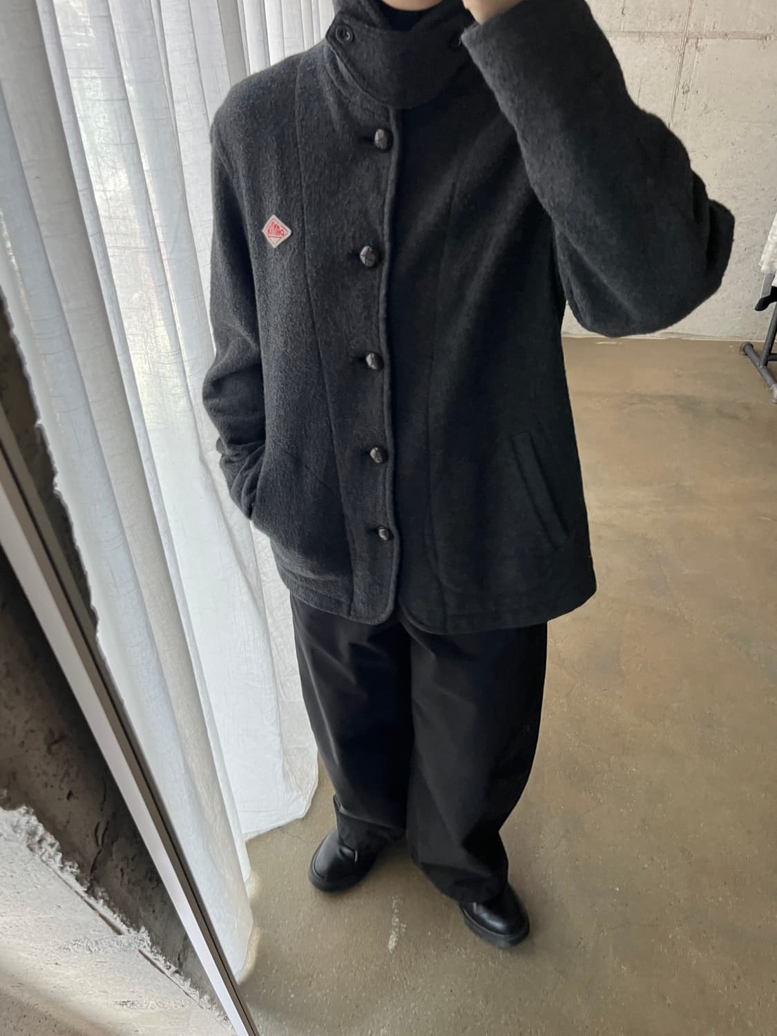 Danton 단톤 울 코트 다크그레이 40 상품이미지2