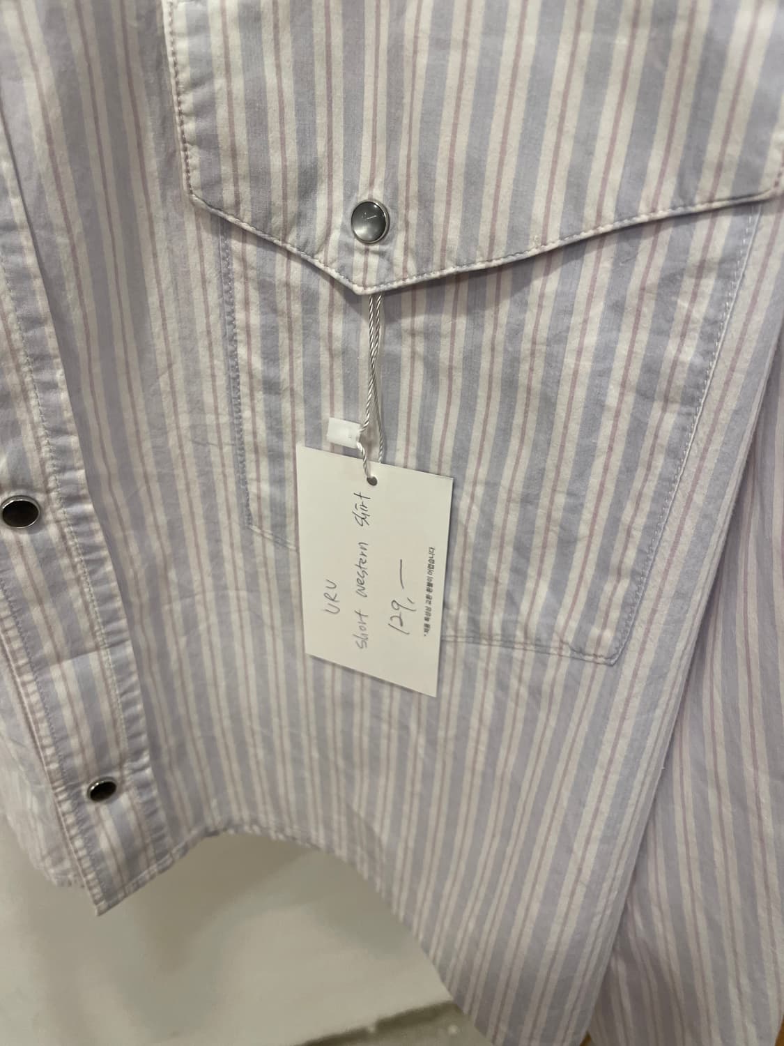 URU short western shirt 상품이미지2