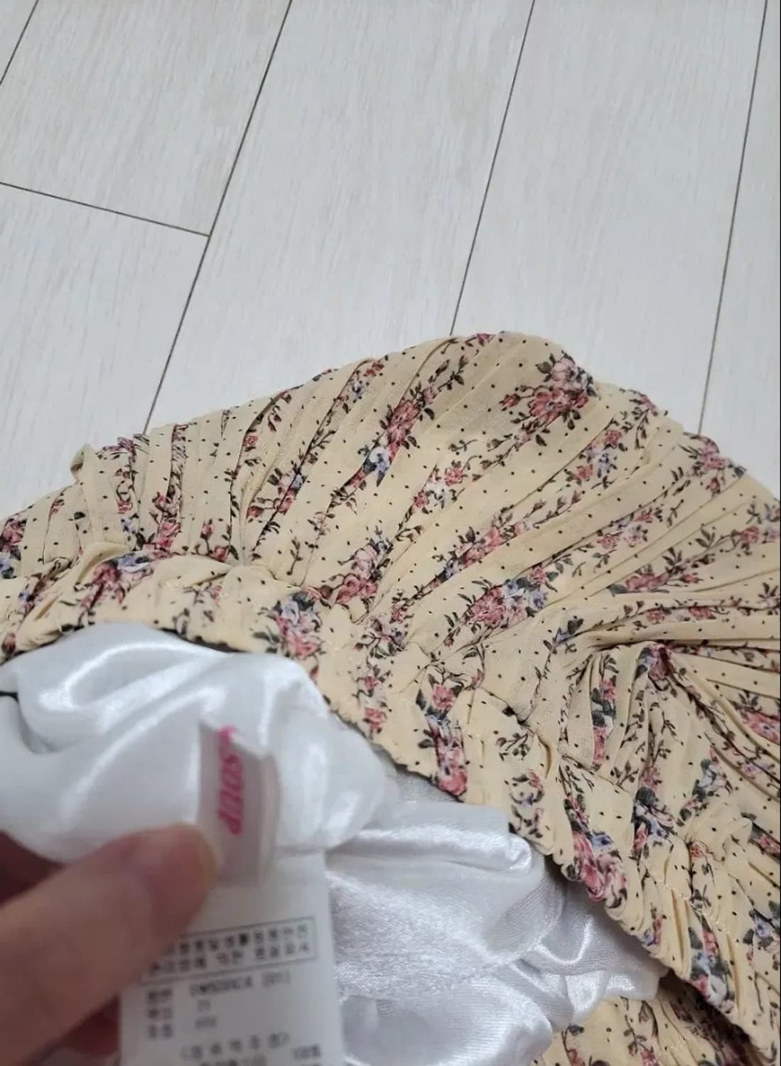 급처새상품SOUP숲 러블리주름롱치마 쟈니헤잇재즈st레니본st오즈세컨st 상품이미지3