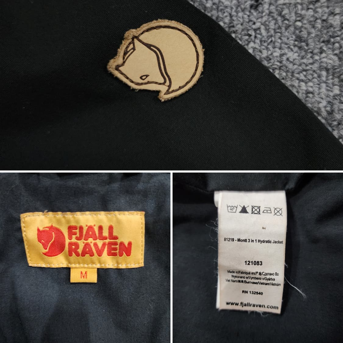 피엘라벤 Montt 하이드라틱 G-1000 자켓 M 상품이미지10