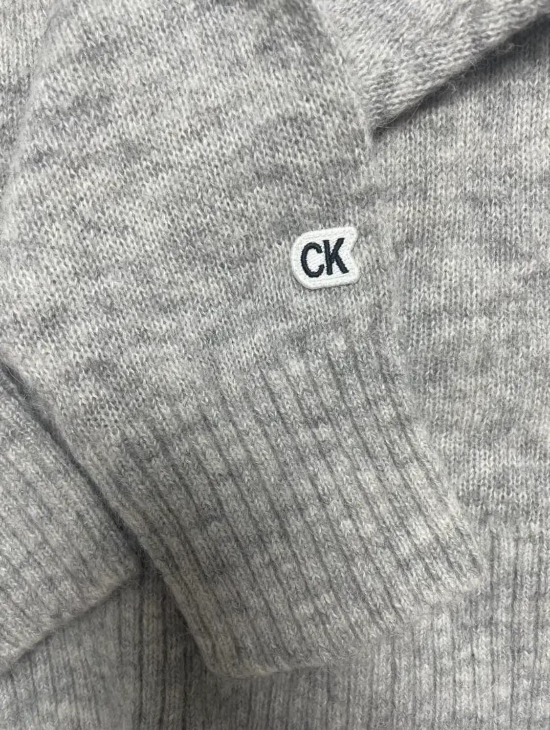 캘빈클라인 여성 그레이 니트스웨터 상품이미지3