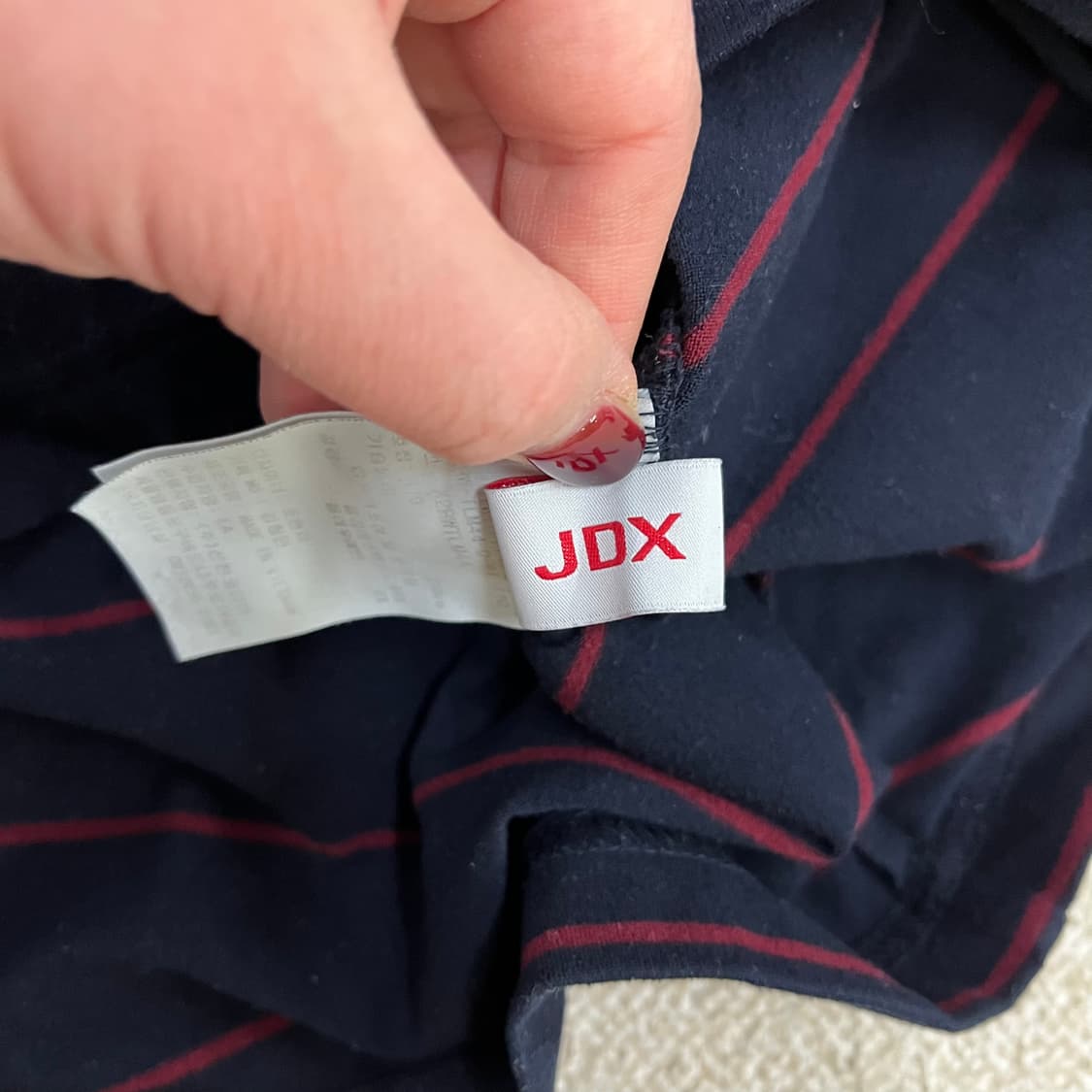 [110] JDX 골프 하프넥 긴팔 티셔츠 0114M1 상품이미지2