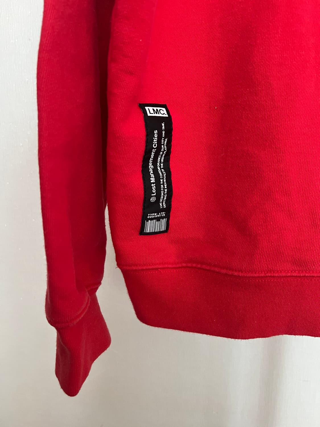 LMC Lost Management Cities 하트 글로브 후디 레드 상품이미지3