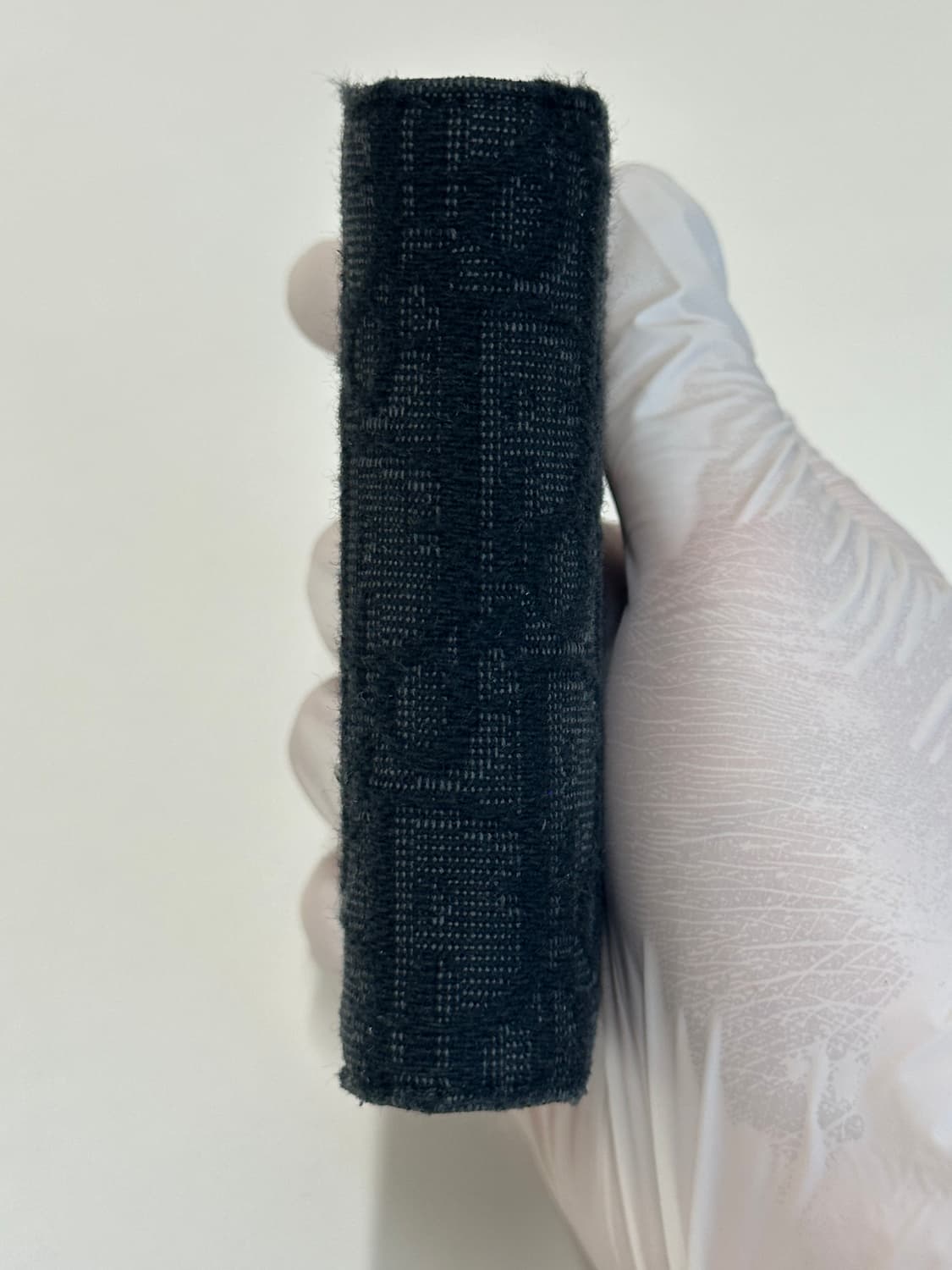 A / 디올 오블리크 자카드 컴팩트 버티컬 반지갑 블랙 상품이미지3