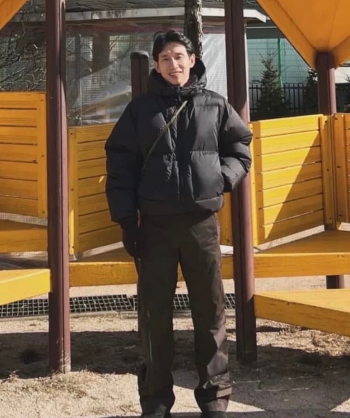 ÉÉ 다운 파카 숏 브라운 패딩 L사이즈 상품이미지2