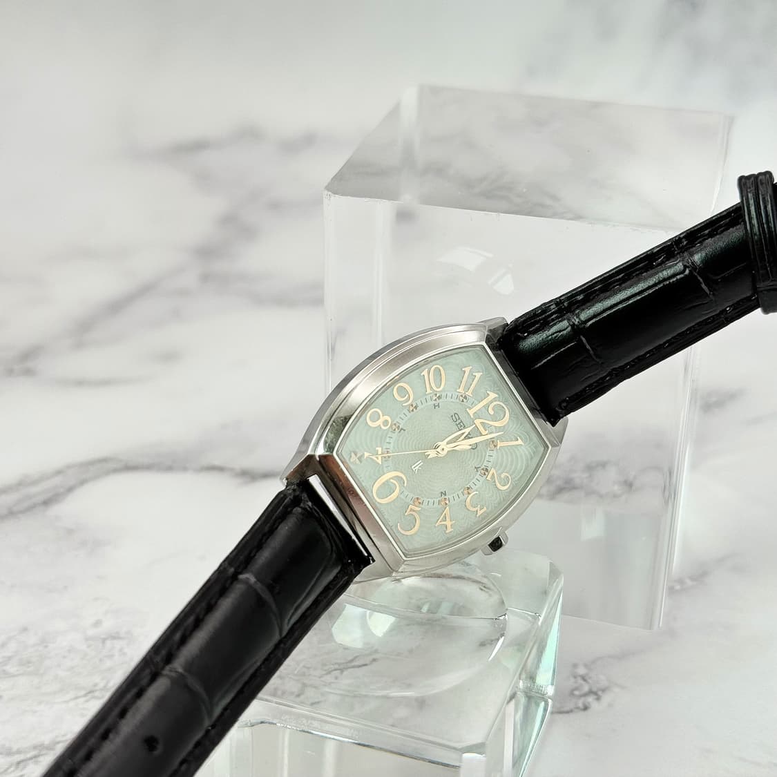 80s90s 빈티지 세이코 루키아 기요쉐 패턴 썬레이 워치 상품이미지3