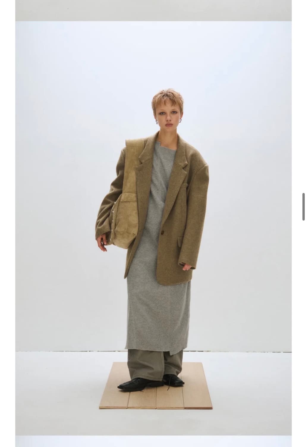 플리즈프로젝트 plzproject  maxi dress gray 상품이미지2