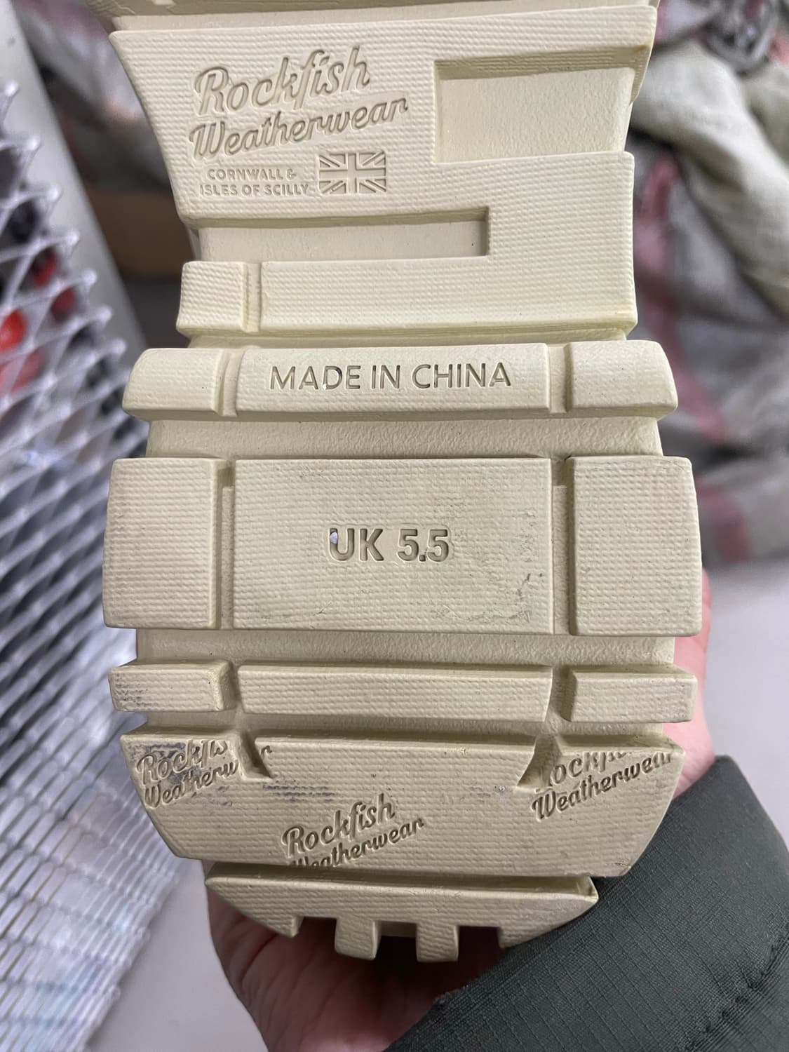 락피쉬 플랫폼 레인부츠 버터 uk5.5 상품이미지7