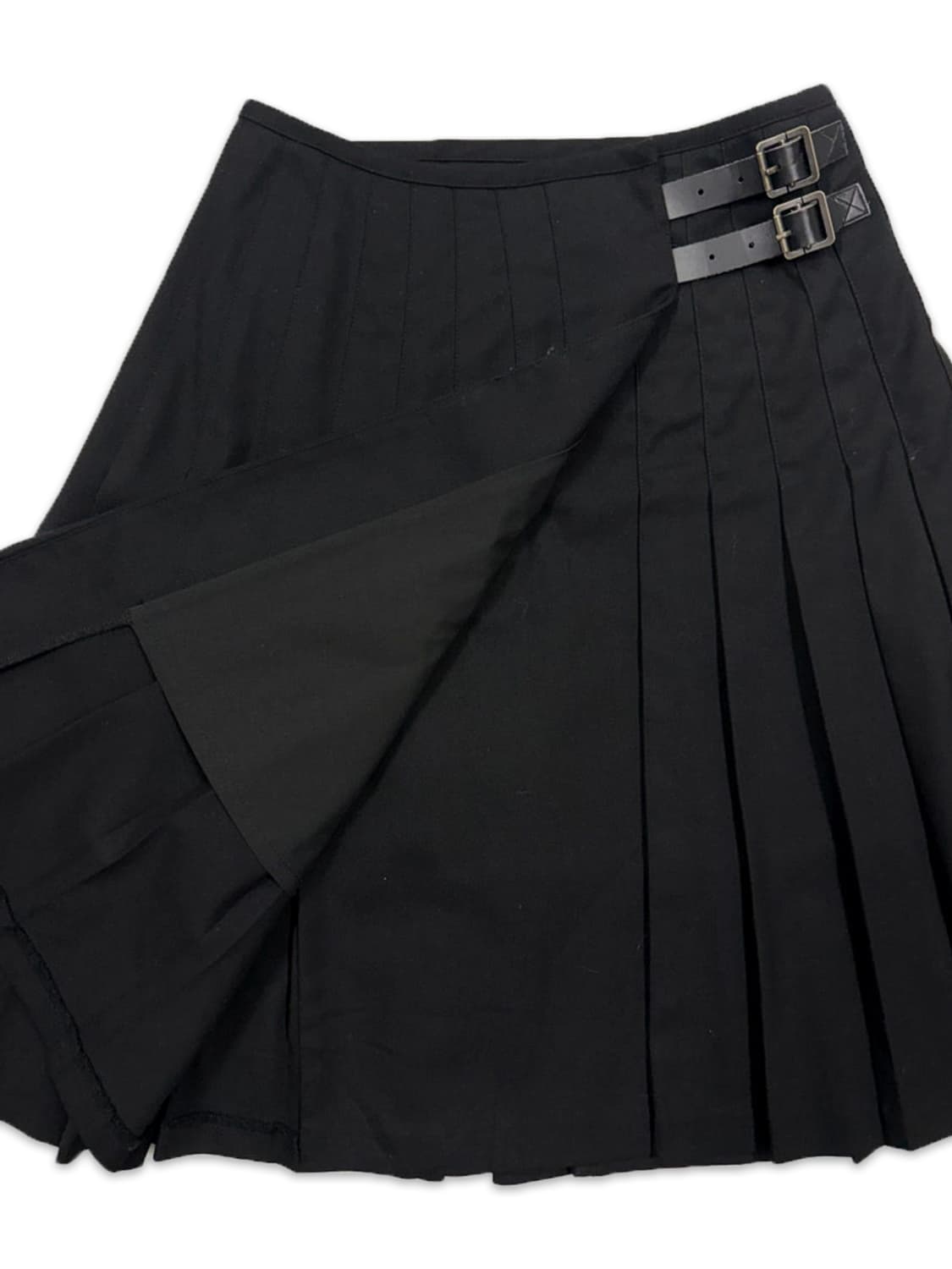 빈티지 JW ANDERSON X UNIQLO 벨트 플리츠 미디 스커트 상품이미지4