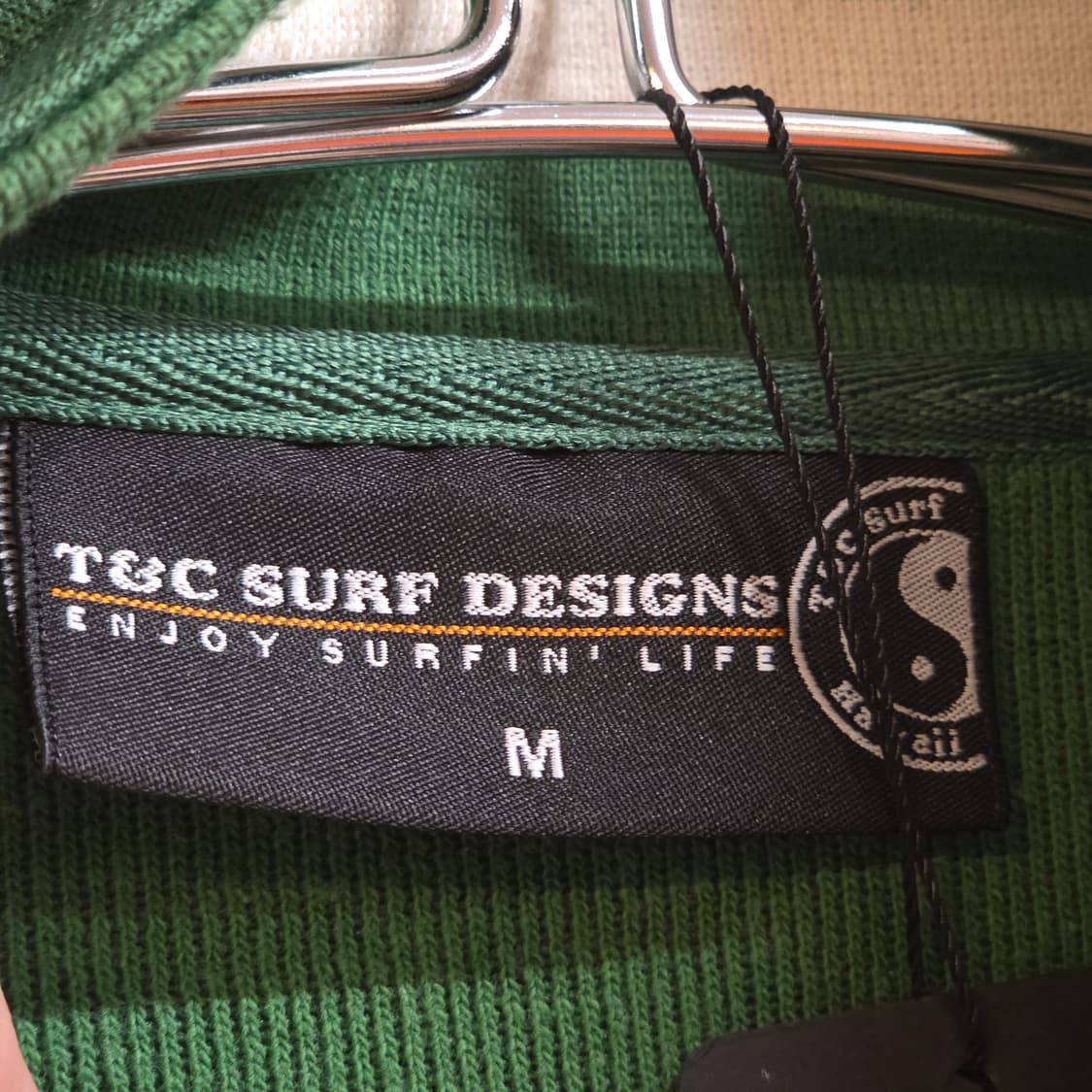 JPN 티엔씨 서프 투지퍼 그린 져지 상품이미지8