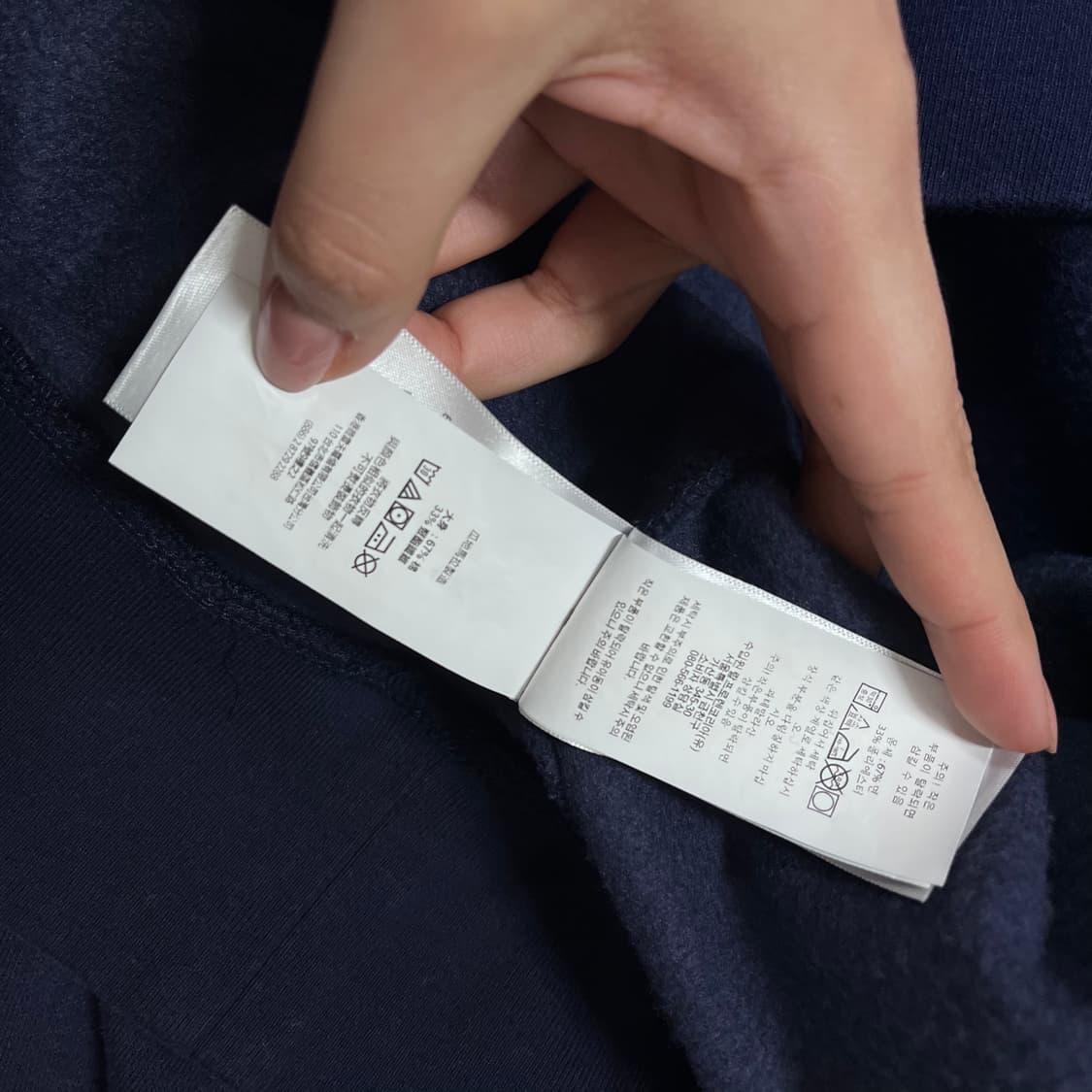 [정품] 폴로 네이비 / 레드포니 기모 후드티 [ L ] 상품이미지7