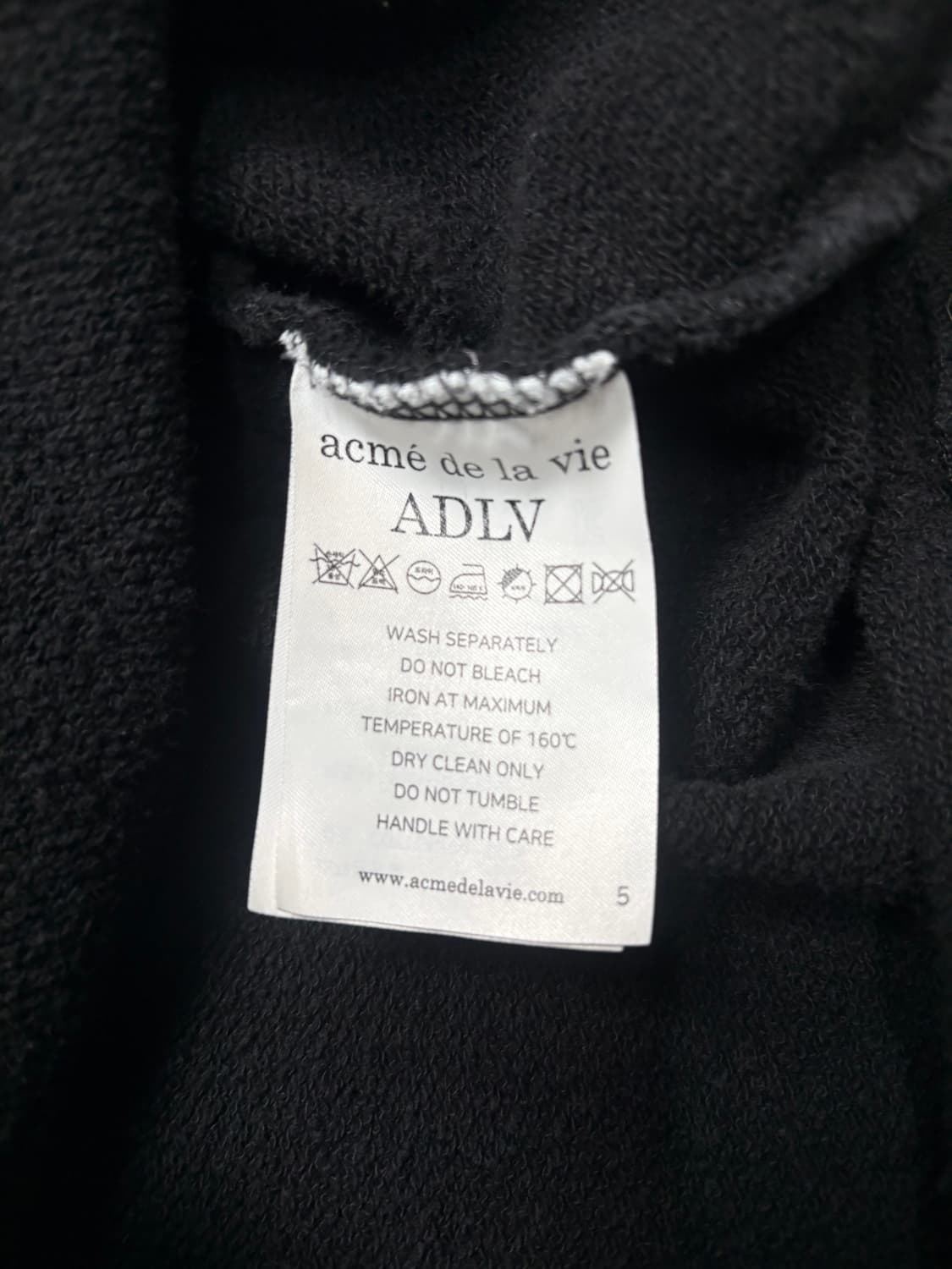 아크메드라비 후드티 블랙 상품이미지9