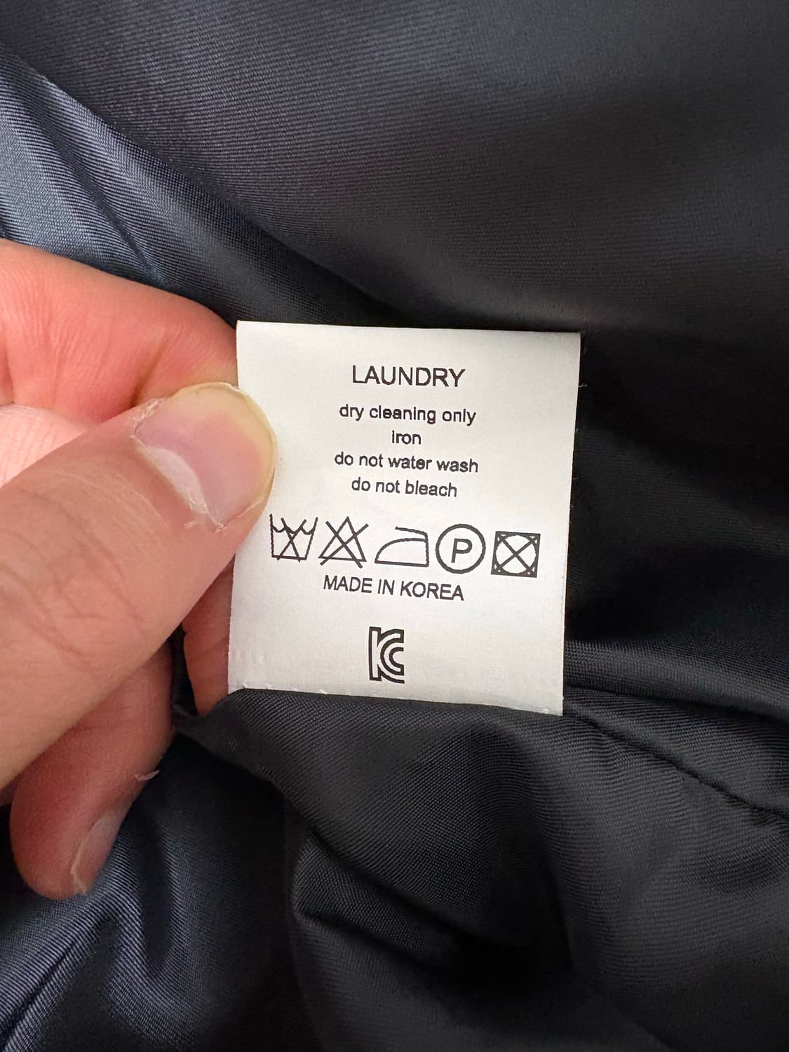 알렌느 바이커 디테일 스크랩 포우 레더 3D 블루종 그레이 상품이미지8