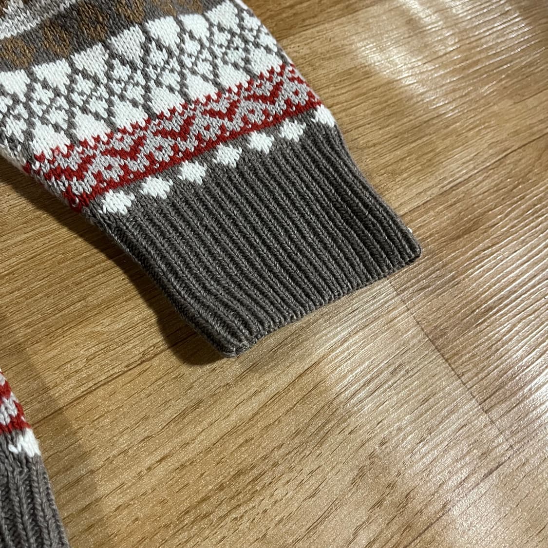 [100] 모르가노 페어아일 캐시미어 니트 상품이미지4