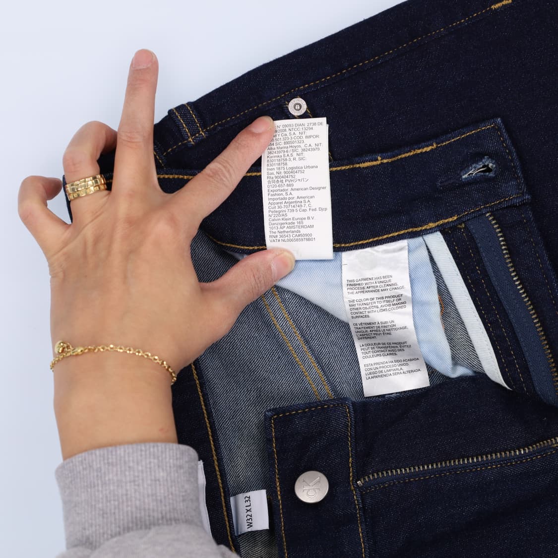 [W32 L32] 캘빈클라인 여성 슬림 데님팬츠 1205HR2 상품이미지6