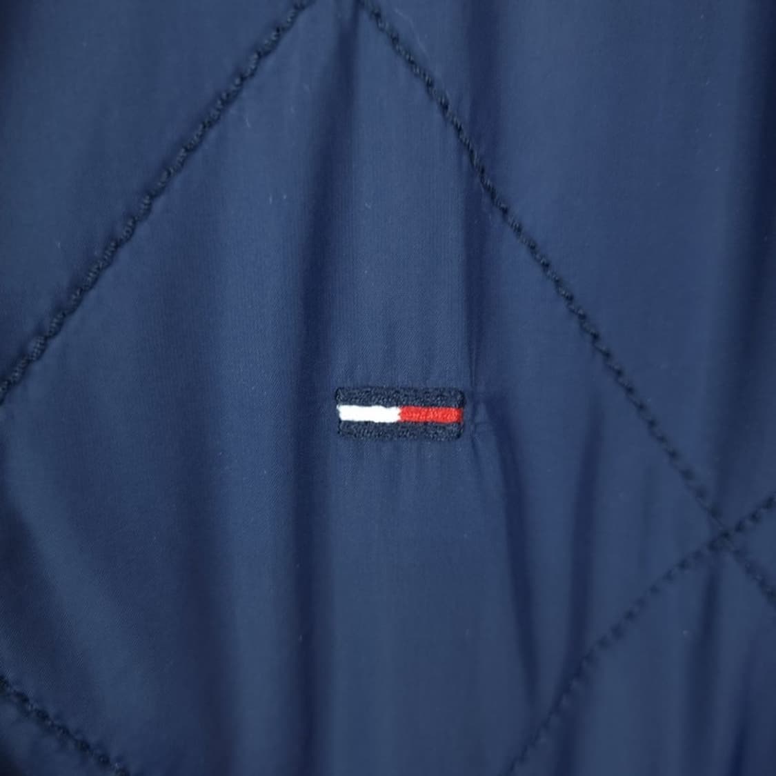 [타미힐피거] 로고 자수 퀼팅 퀄팅 집업 블루종 자켓 네이비 M19332 상품이미지7