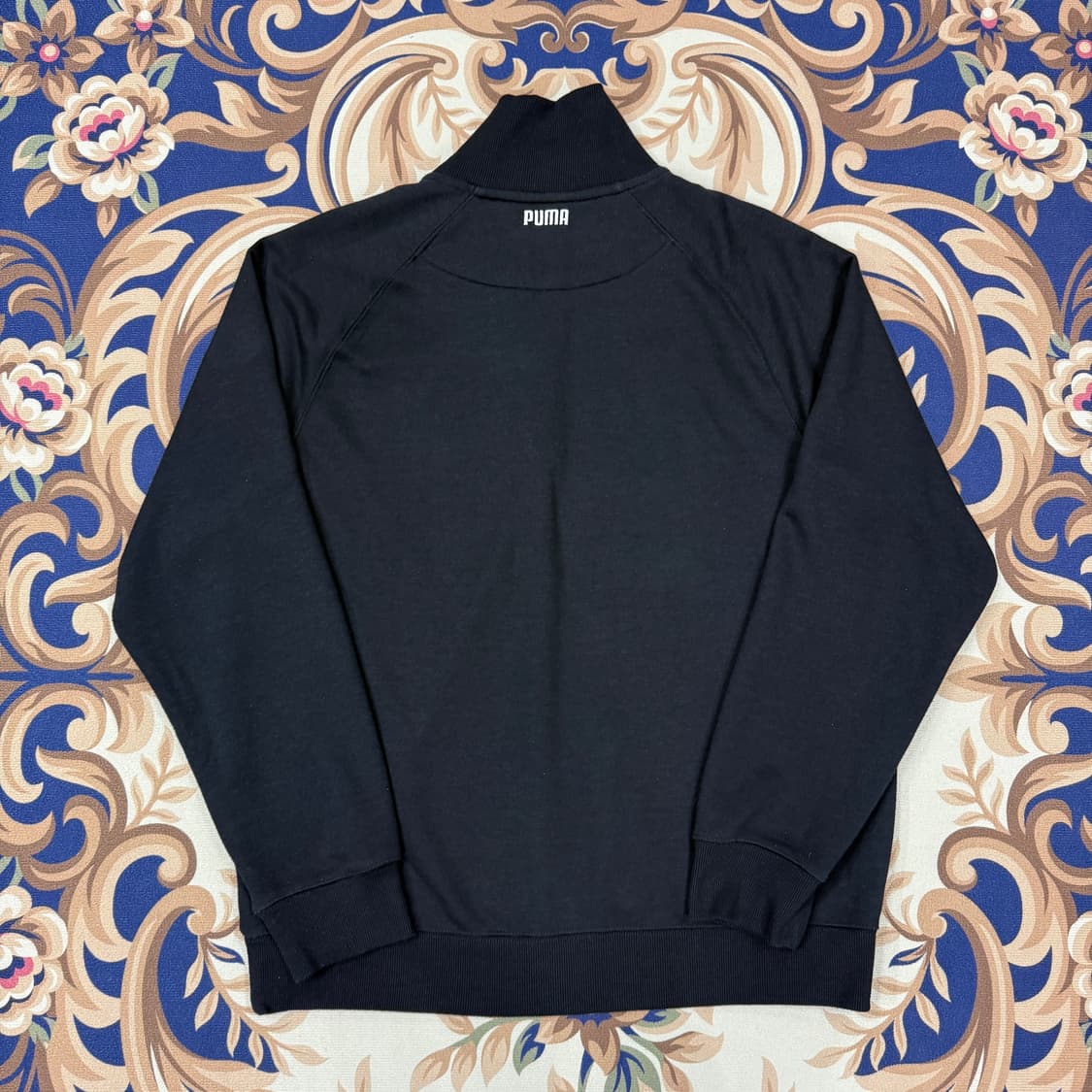 (XL)퓨마PUMA 하프집업 맨투맨(블랙) 상품이미지4