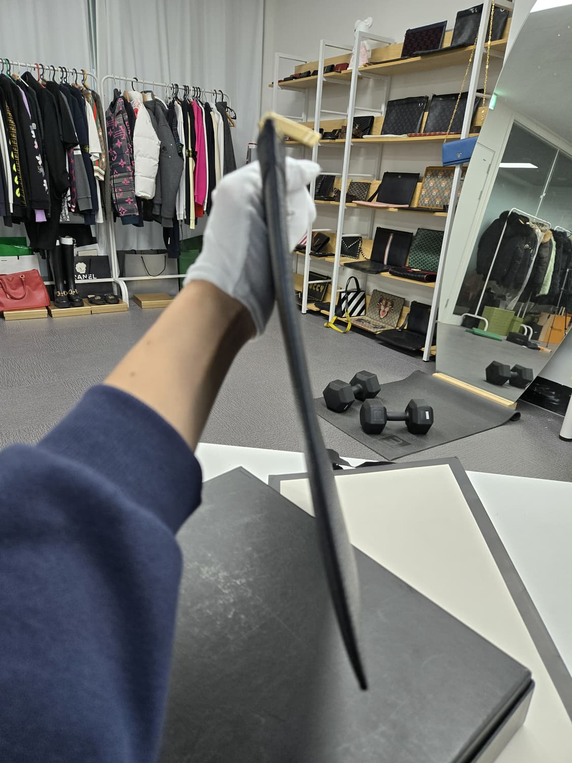 [A급컨디션]톰브라운 클러치백 라지 상품이미지3