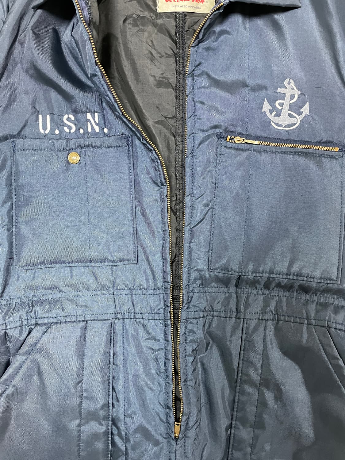 100~105) 80s 왈스 미군 누빔점프수트(미국제)RRL&LVC&폴로 상품이미지4