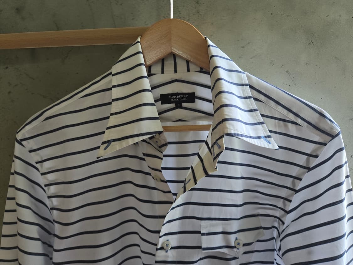 버버리 블랙라벨 스트라이프 셔츠 / 일본판 고급 라인 상품이미지3