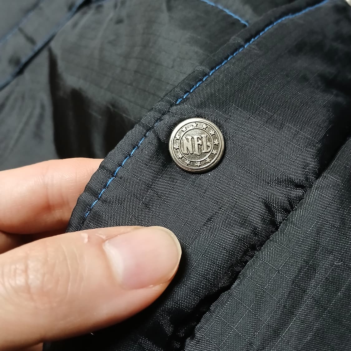 NFL 캐롤라이나 팬서스 패딩 조끼 베스트 올드스쿨 빈티지 상품이미지9