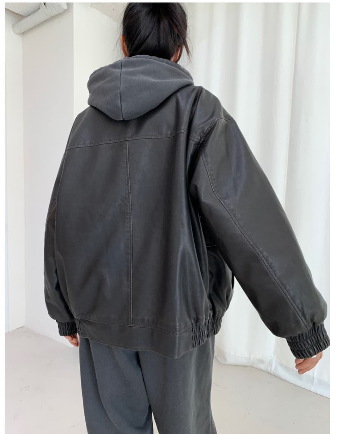 페인티드우드 빈티지 레더 자켓  상품이미지3