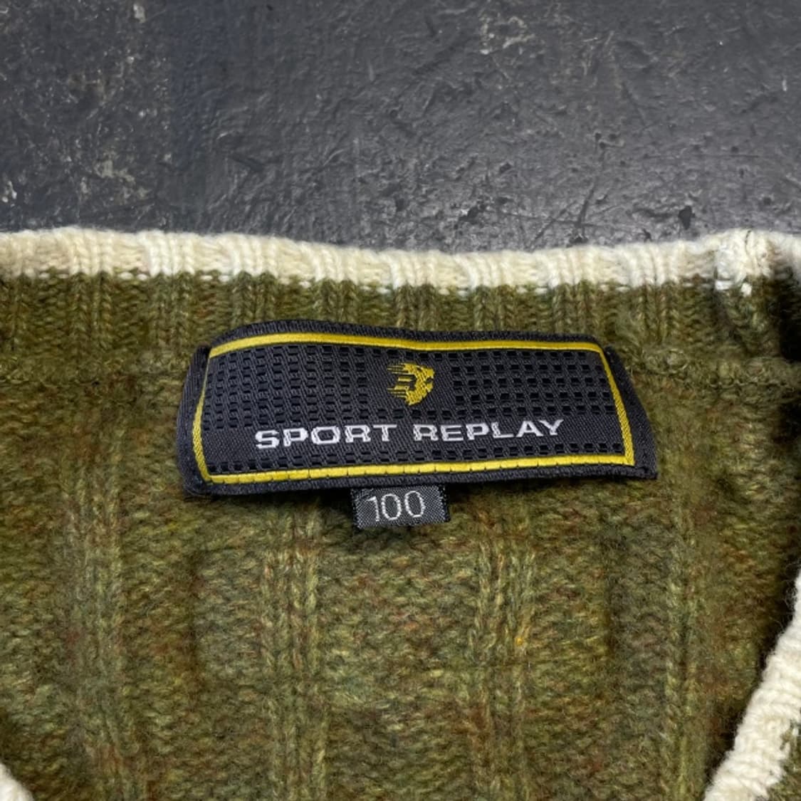 100 스포츠리플레이 꽈배기 니트  상품이미지3