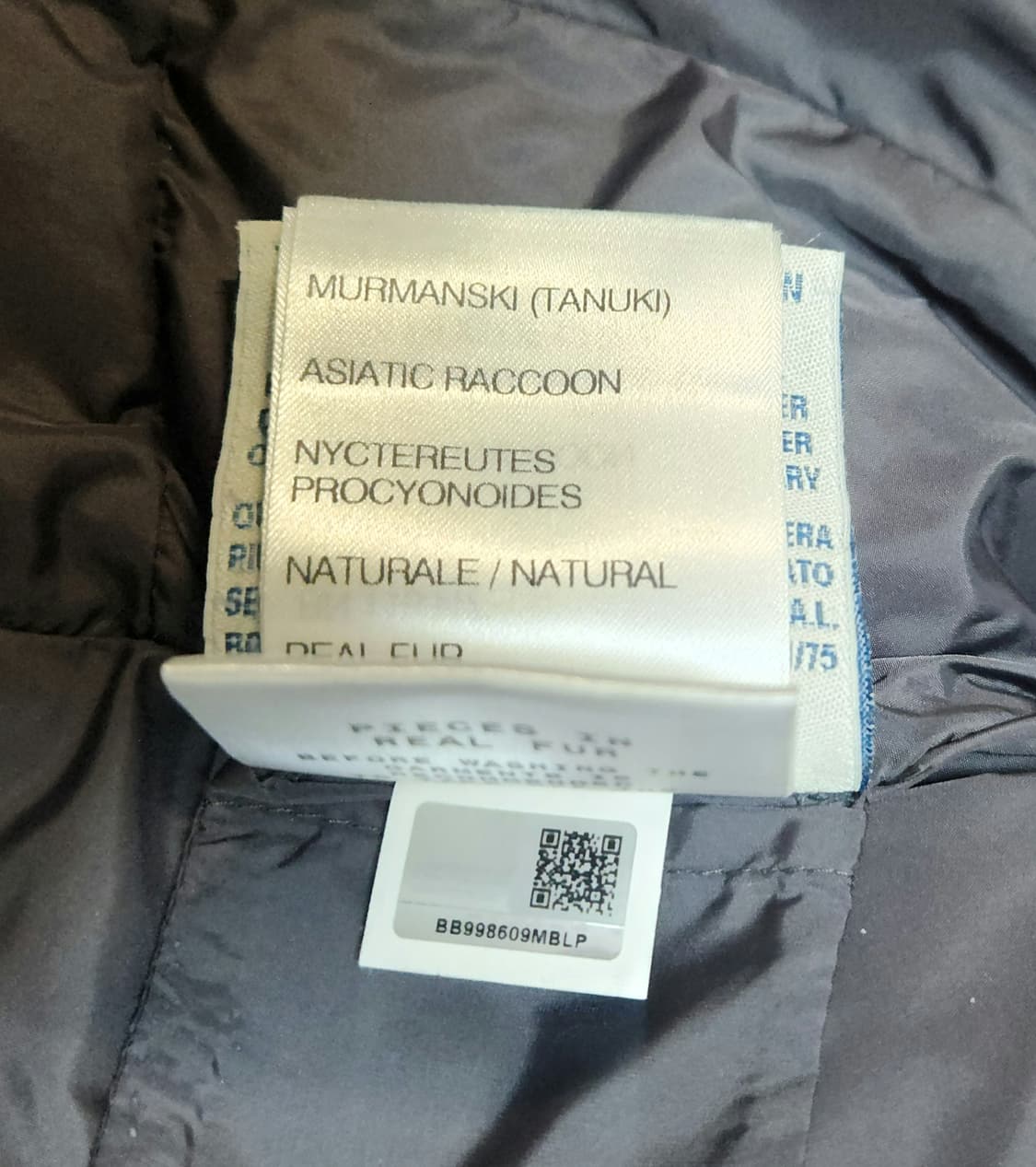 [정품] 몽클레어 패딩 자켓 코발트 경량 0 (여성용) 새상품급 한정판 상품이미지9