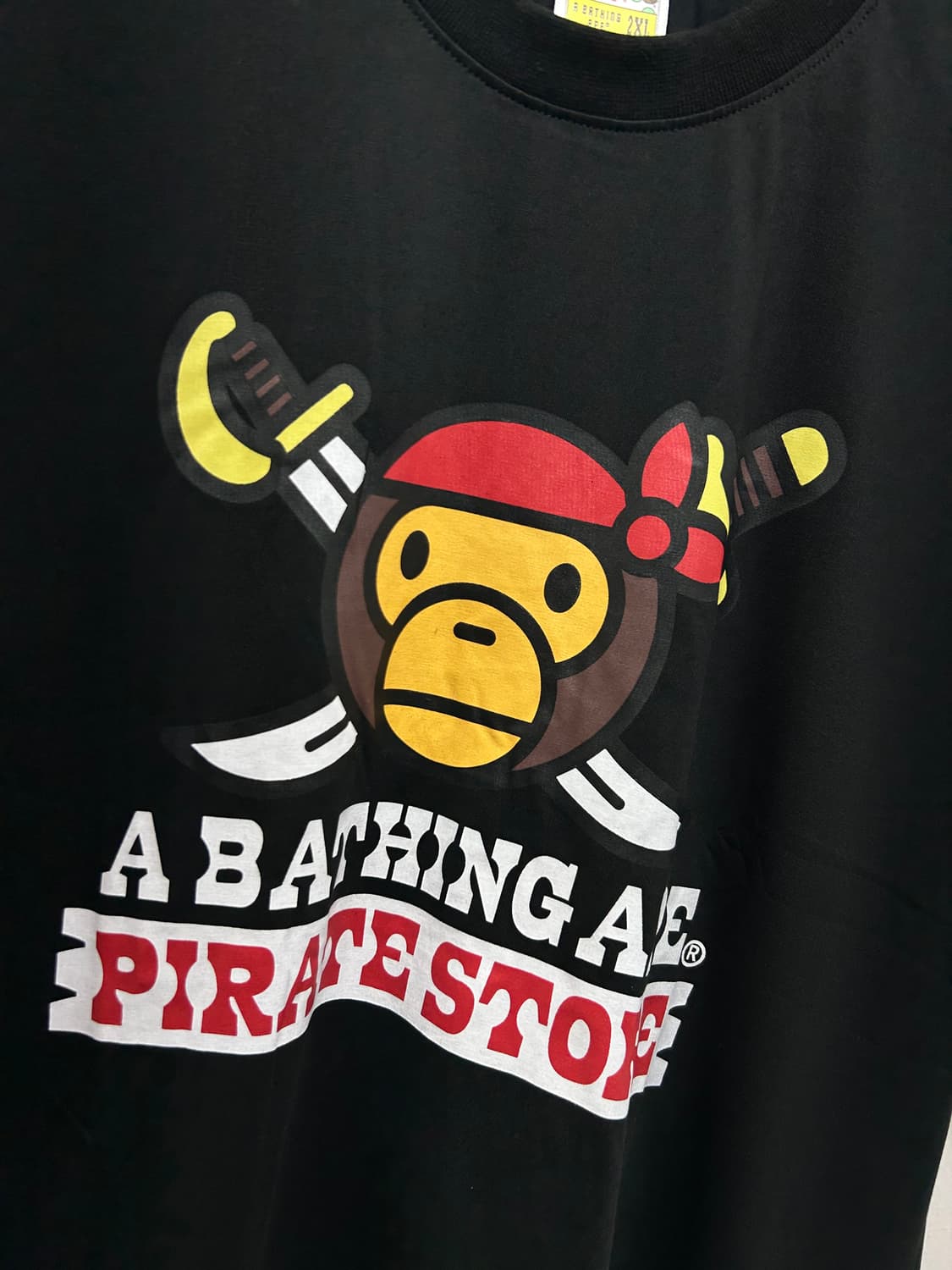 베이프 라운드 남성 새상품 반팔 XL  상품이미지4