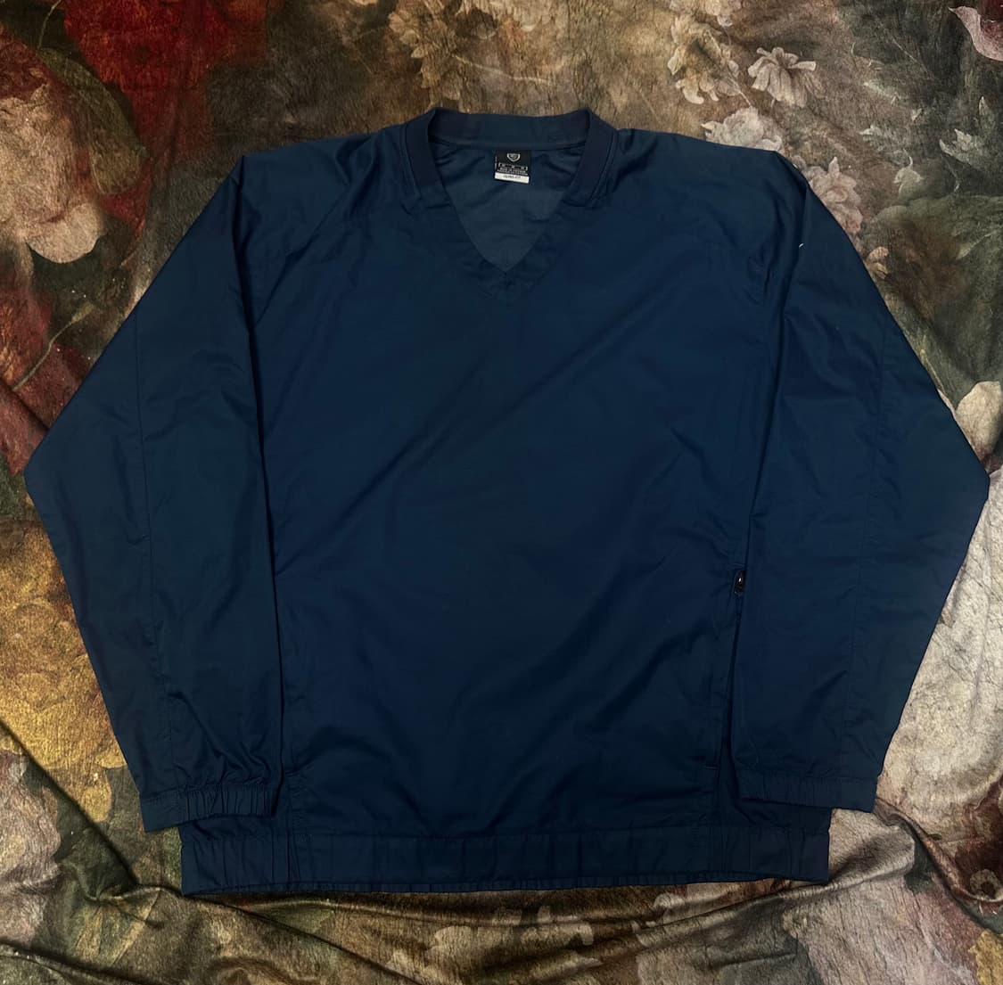 나이키 빈티지 올드스쿨 스우시 핸드로고 네이비웜업 M 상품이미지1