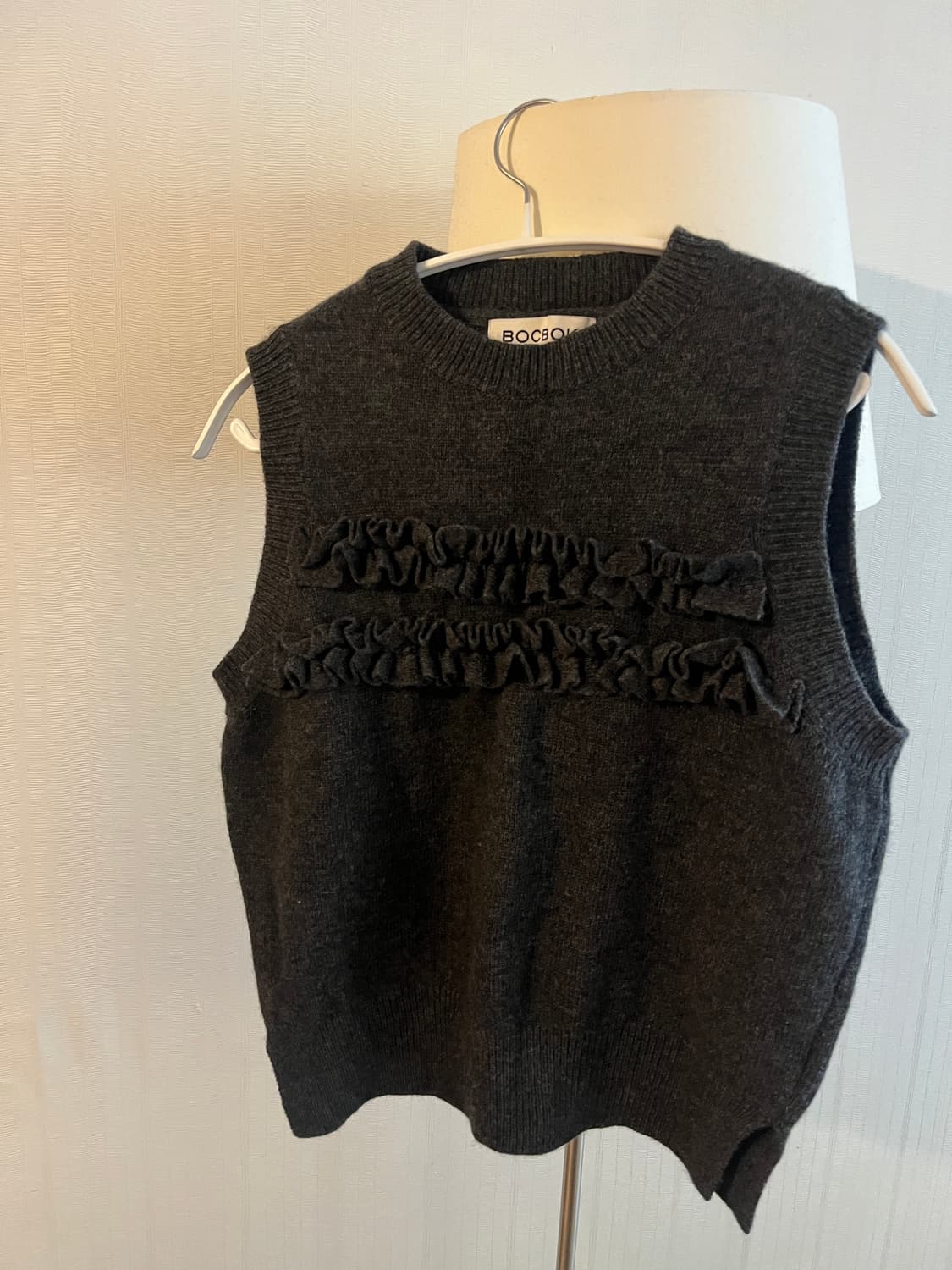 복복 FRILL-FRILL VEST (GREY)  상품이미지4