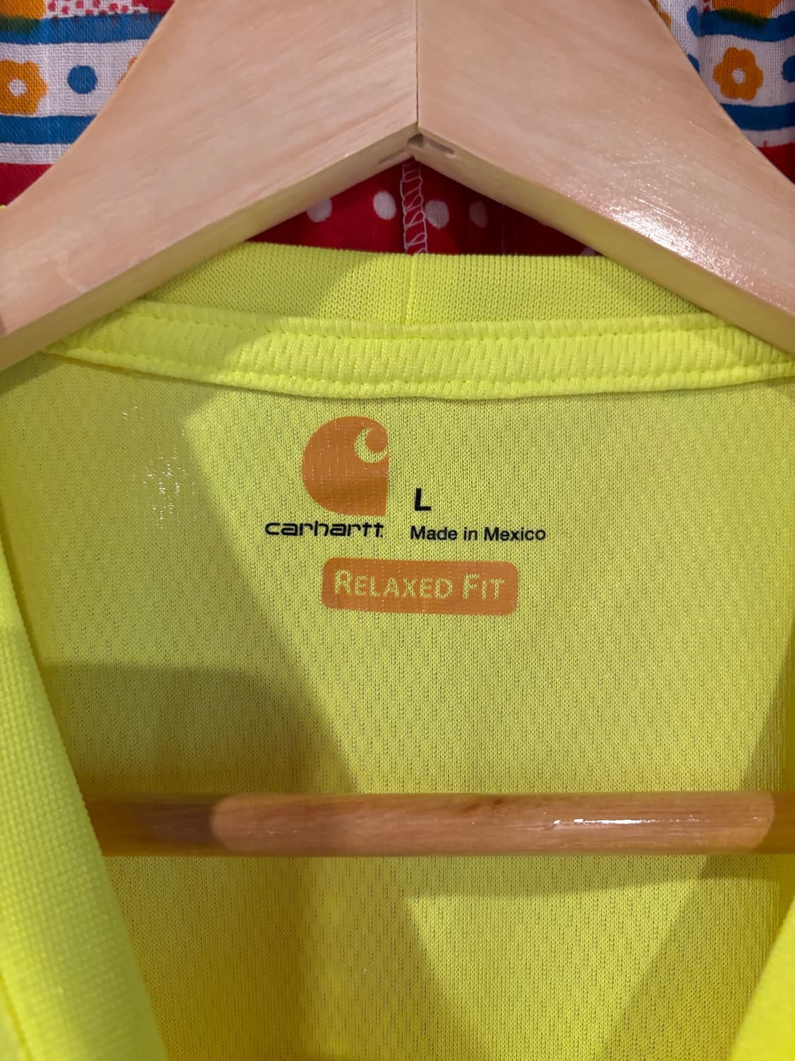 칼하트 형광 반팔 티 상품이미지5